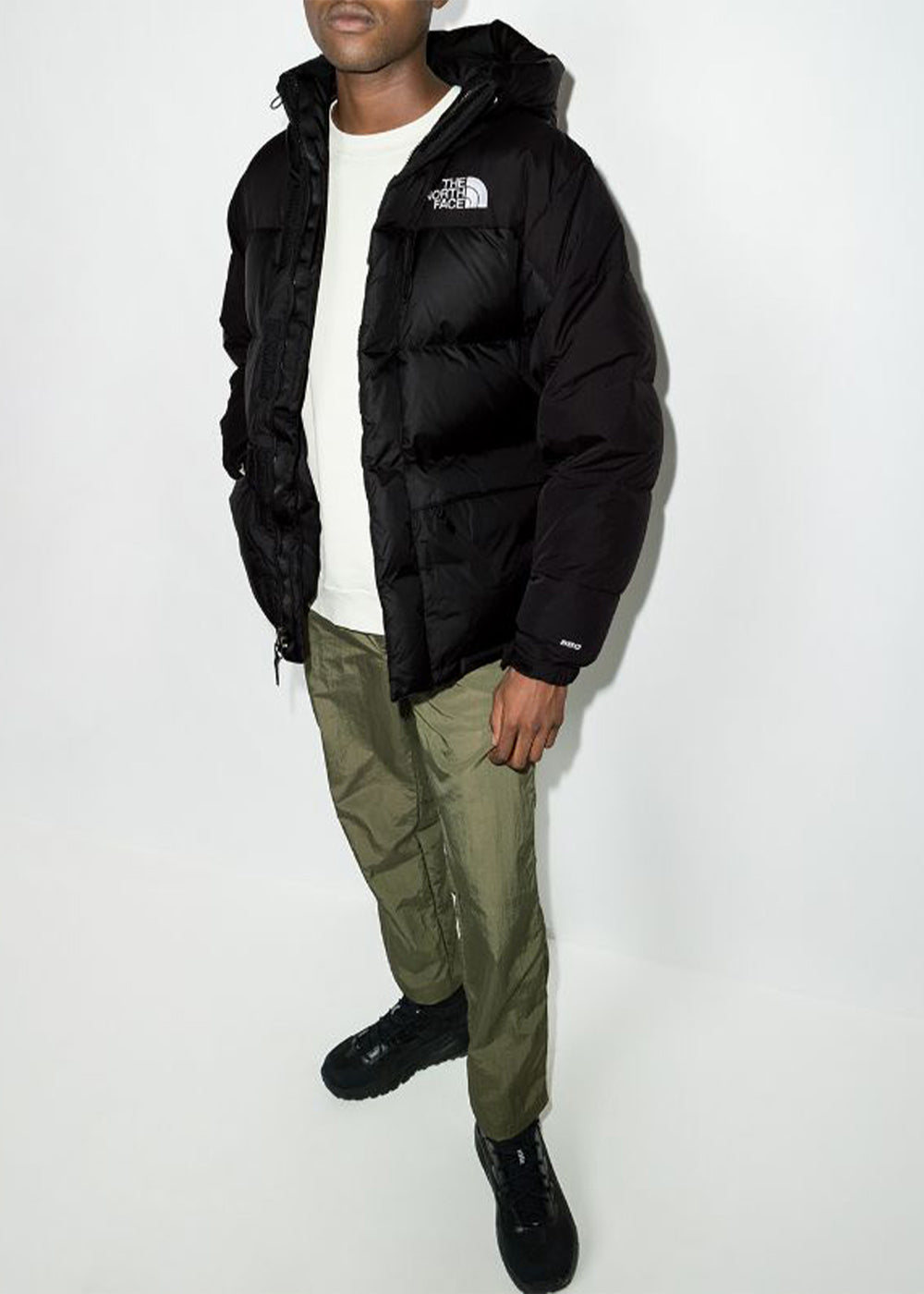 Оригінальна Black Himalayan Down Parka The north face – вид ззаду