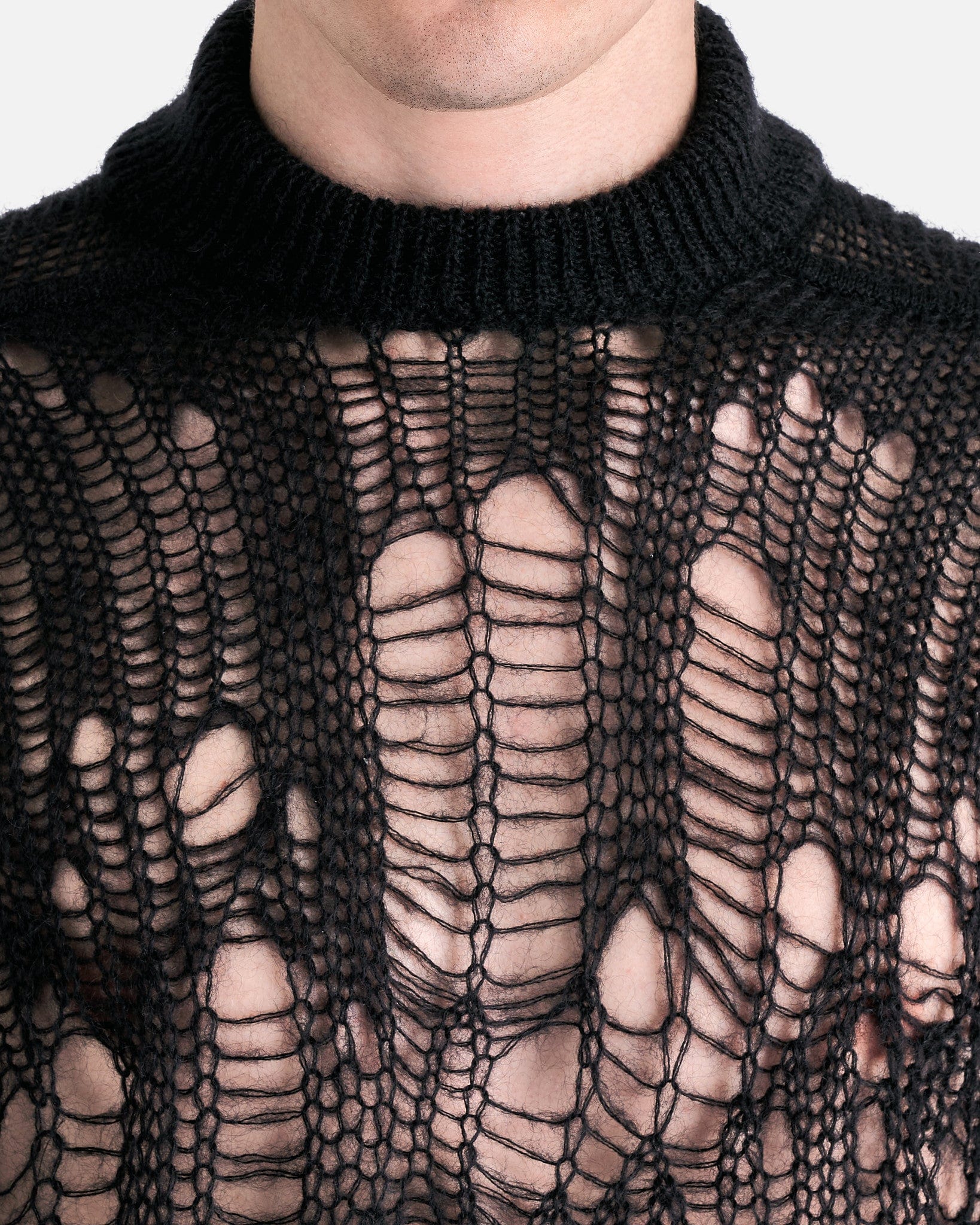 Tommy Lupetto Sweater In Black Rick owens – Гарантія оригінальності – збільшений вид