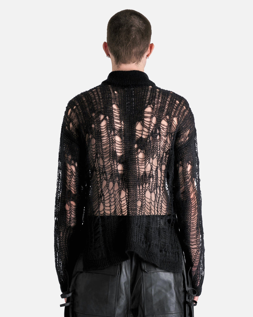 Tommy Lupetto Sweater In Black Rick owens – Гарантія оригінальності – детальний вид