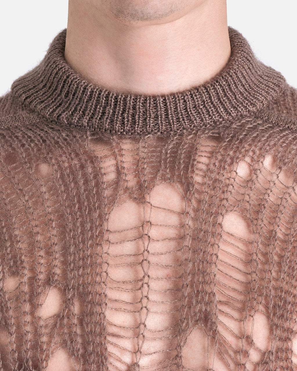Оригінальна Tommy Lupetto Sweater In Dust Rick owens – збільшений вид