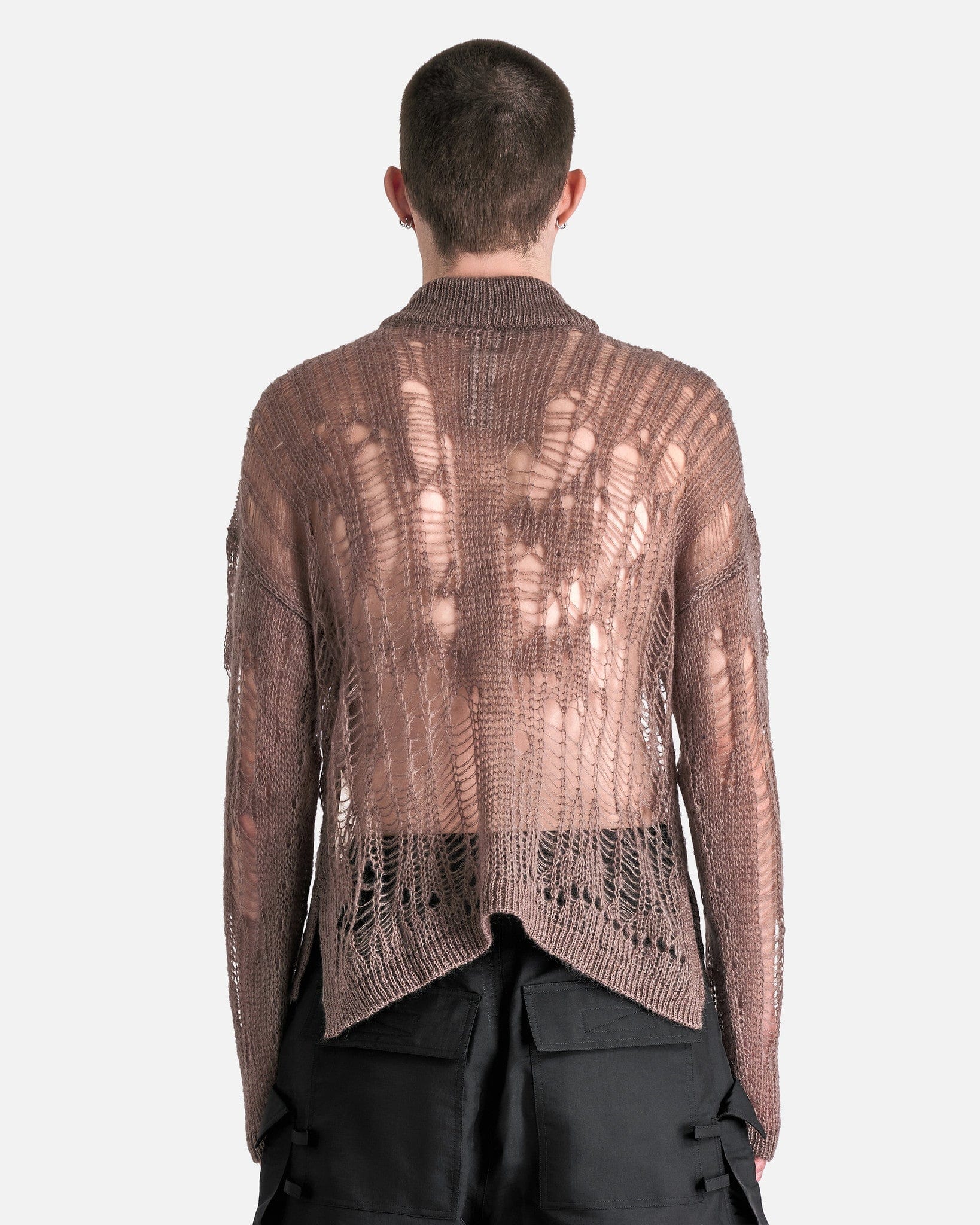 Оригінальна Tommy Lupetto Sweater In Dust Rick owens – детальний вид