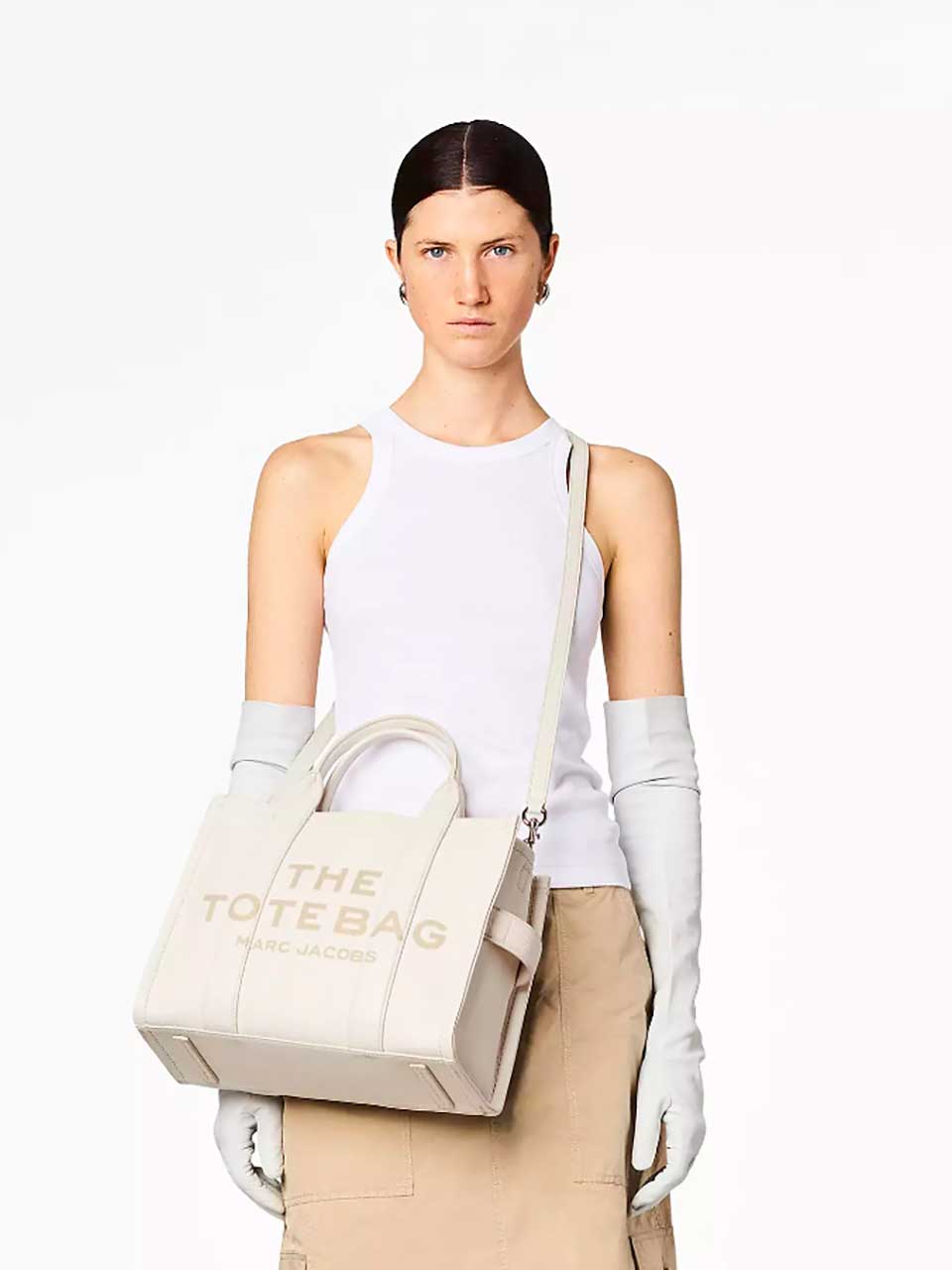 M Leather Tote Bag Marc jacobs оригінал – Купити в Україні – боковий вид