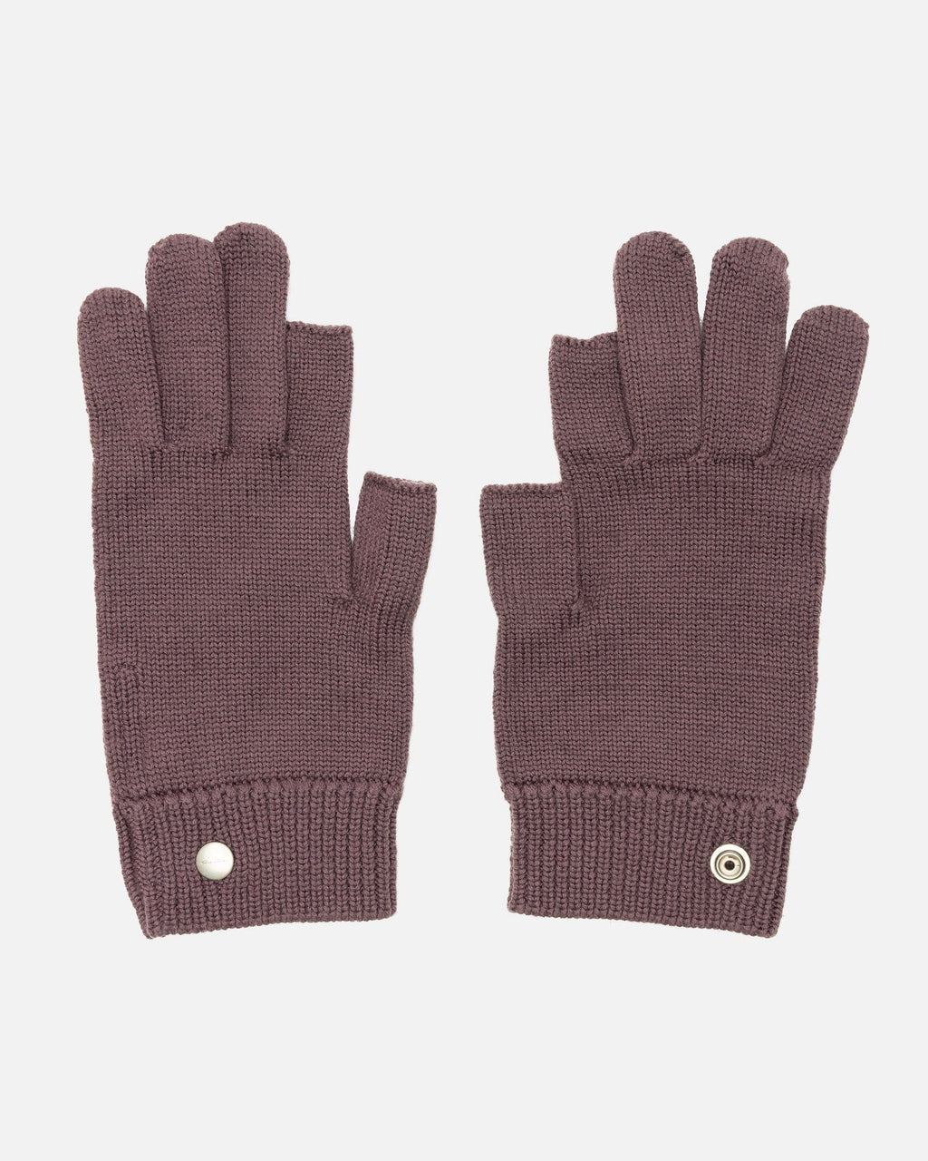 Touchscreen Gloves In Amethyst Rick owens – Гарантія оригінальності – боковий вид