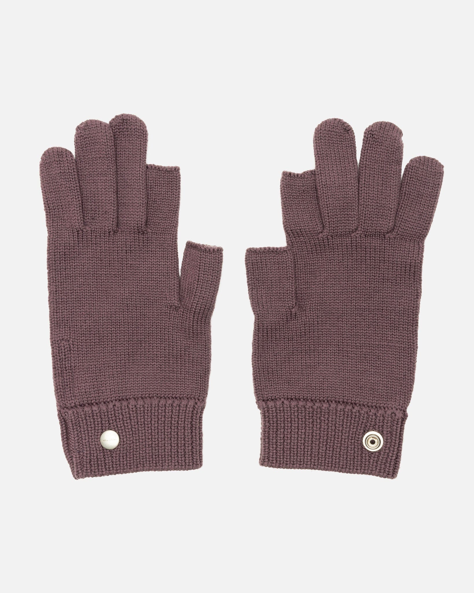 Touchscreen Gloves In Amethyst Rick owens – Гарантія оригінальності – боковий вид