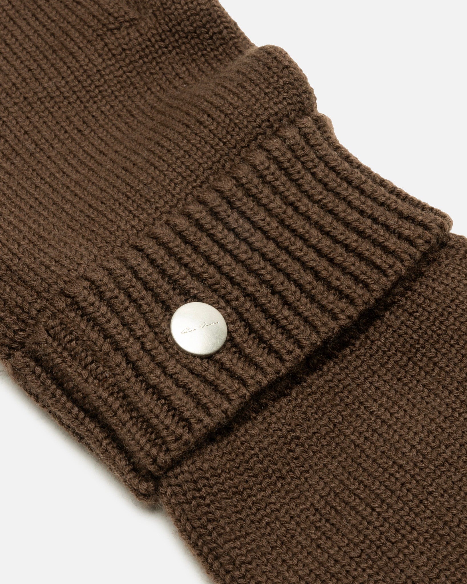 Оригінальна Touchscreen Gloves In Brown Rick owens – детальний вид