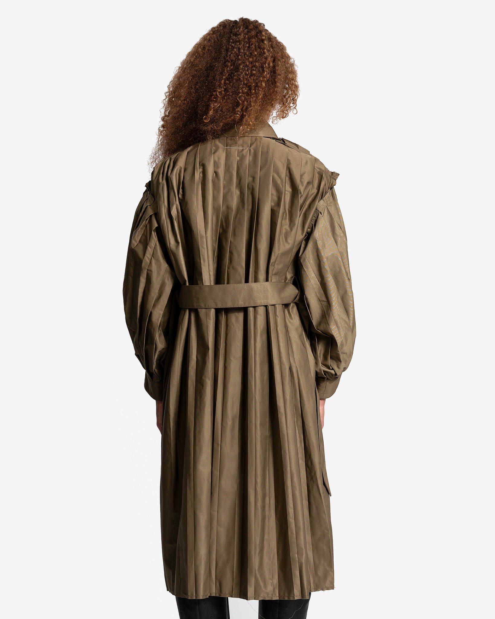 Trench Coat In Almond Maison margiela – Гарантія оригінальності – детальний вид