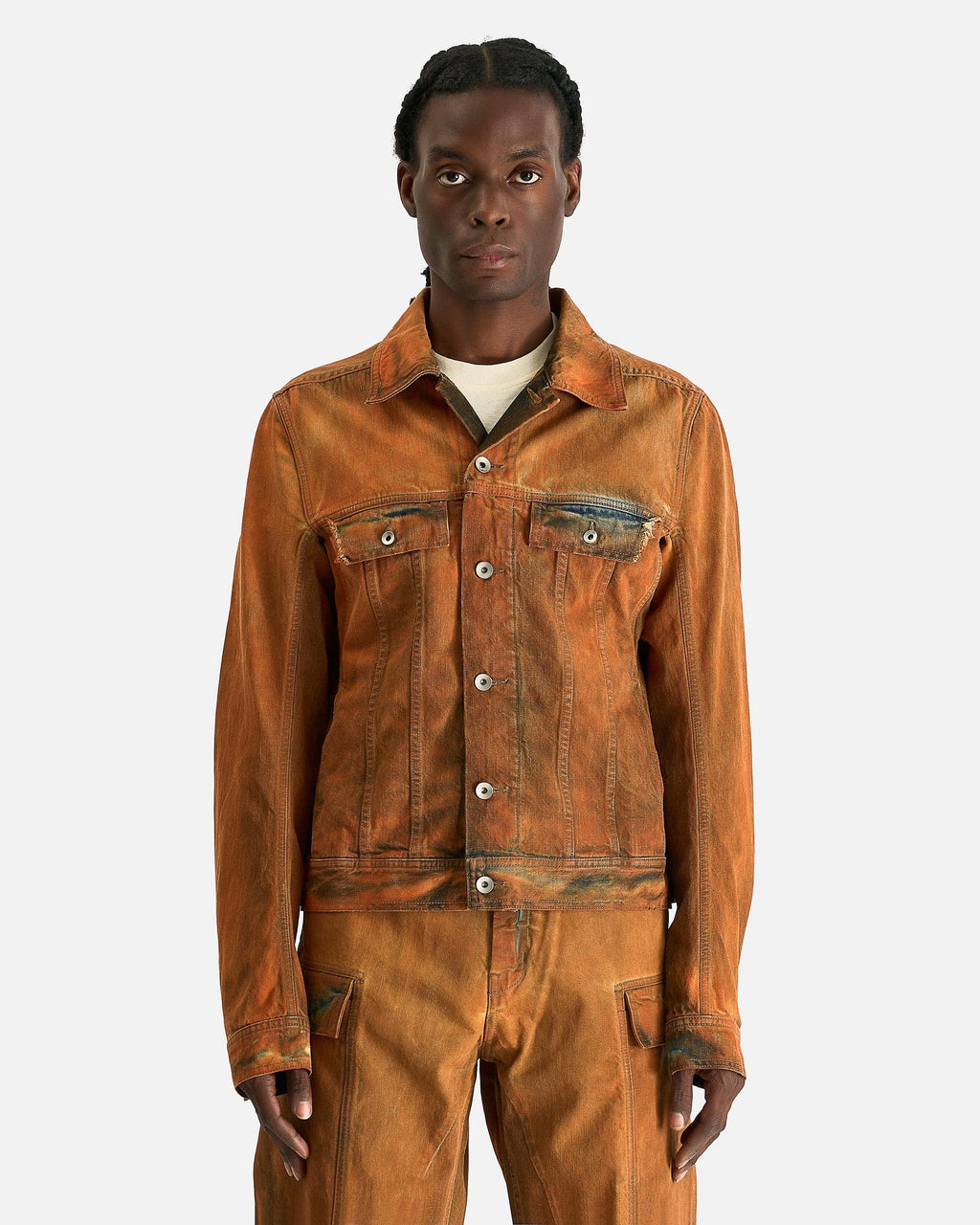 Trucker In Orange Rick owens оригінал – Купити в Україні – боковий вид