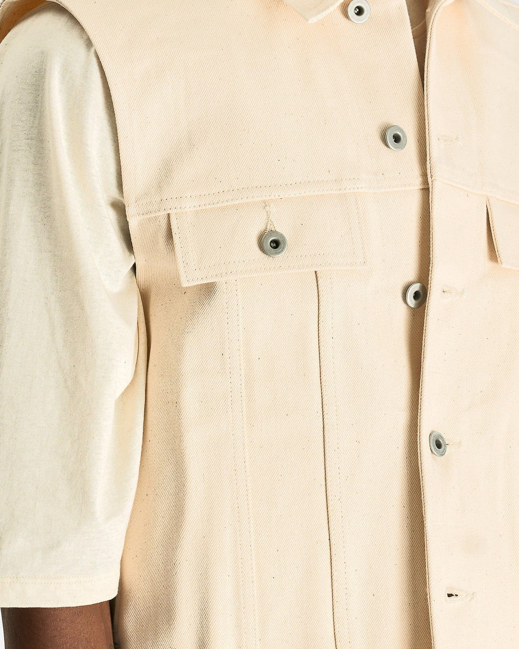 Оригінальна Trucker Jacket In Natural Rick owens – збільшений вид