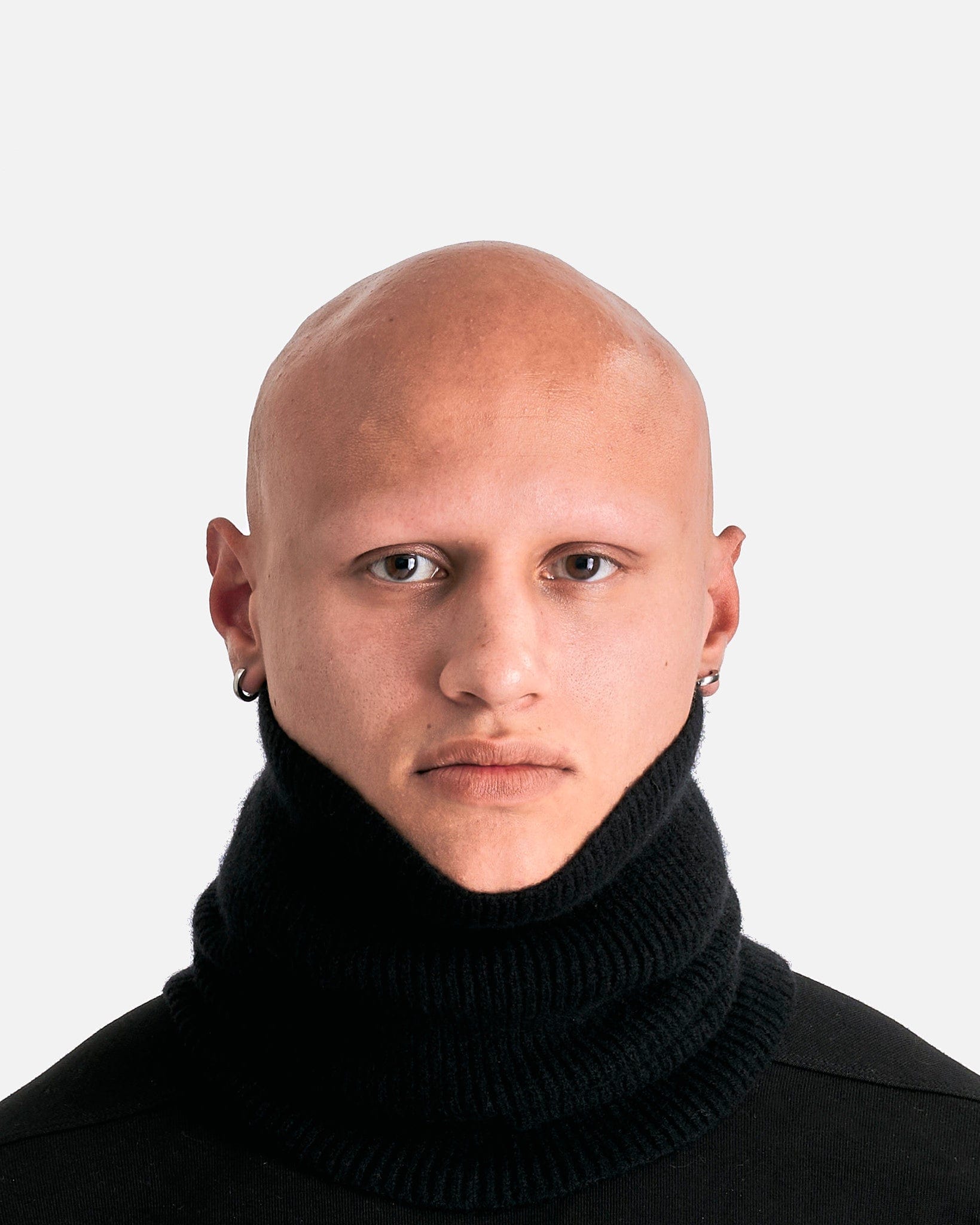 Tube Scarf In Black Rick owens – Гарантія оригінальності – вид ззаду