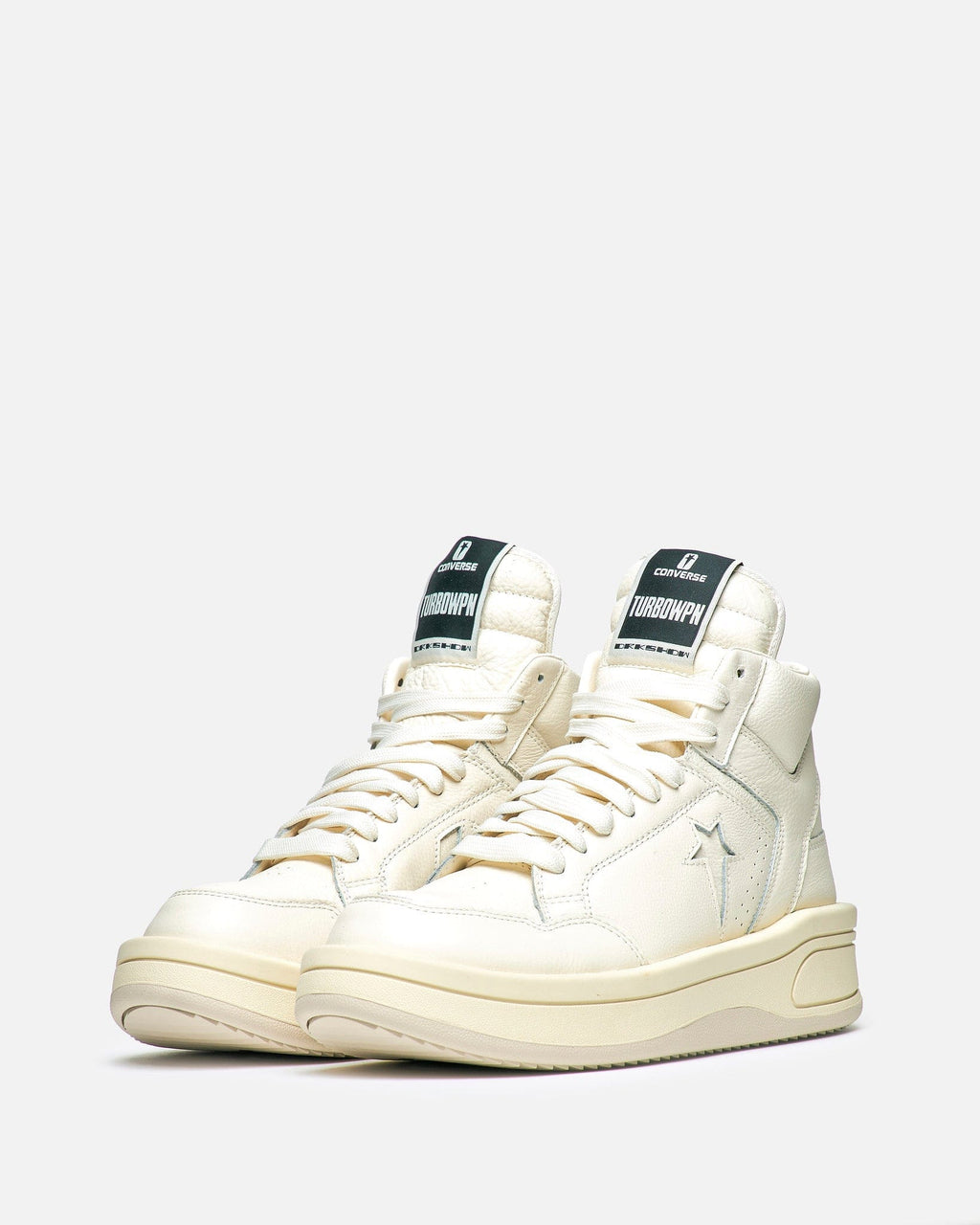 Turbowpn MID In White Rick owens – Гарантія оригінальності – вид ззаду