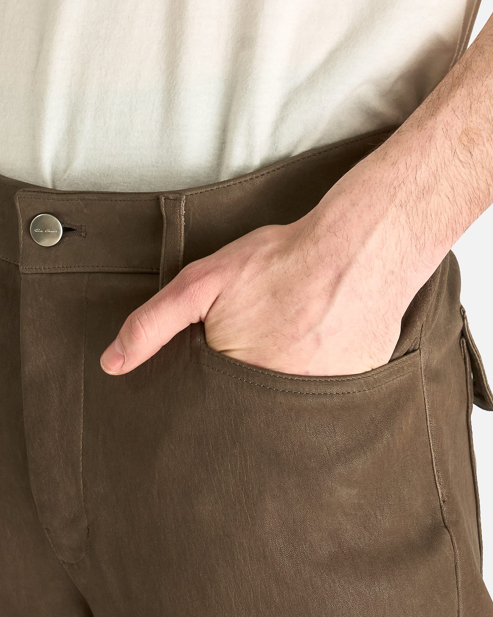 Оригінальна Tyrone Jeans In Dust Rick owens – збільшений вид