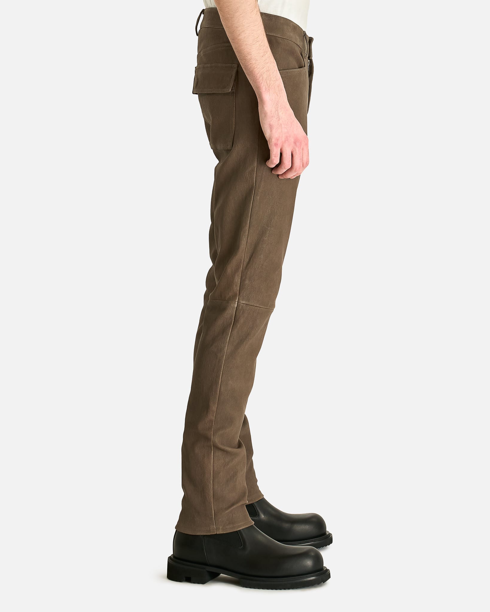 Оригінальна Tyrone Jeans In Dust Rick owens – вид ззаду