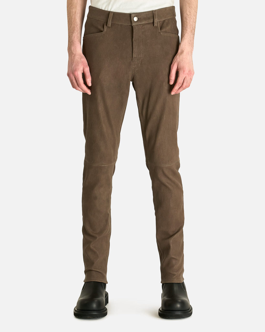 Оригінальна Tyrone Jeans In Dust Rick owens – боковий вид