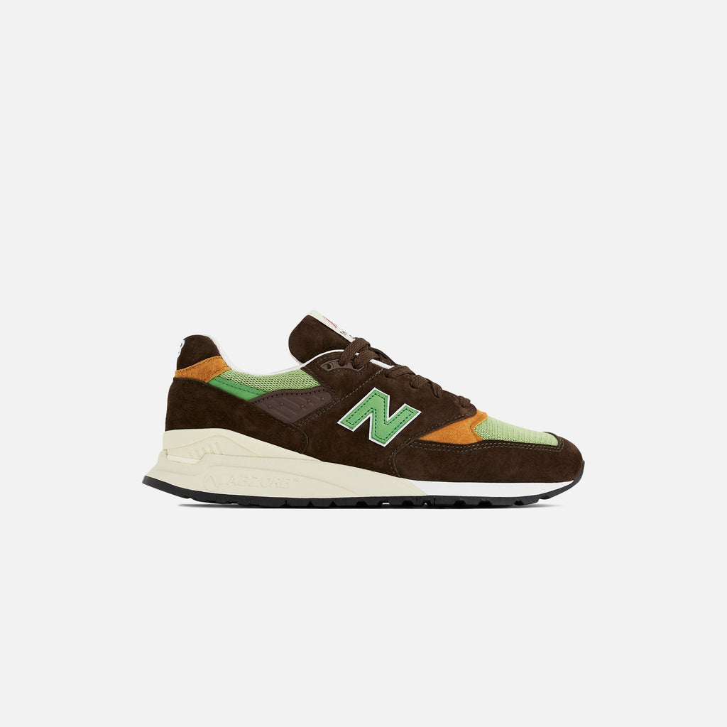 Оригінальна Made In Us 998 Brown New balance – боковий вид