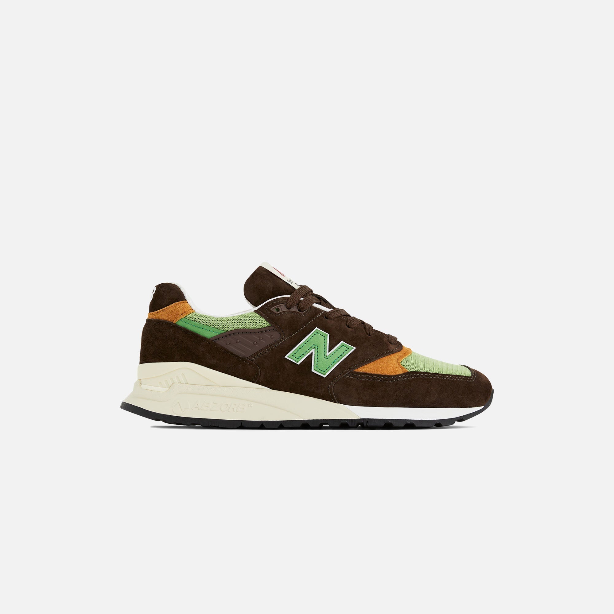Оригінальна Made In Us 998 Brown New balance – боковий вид