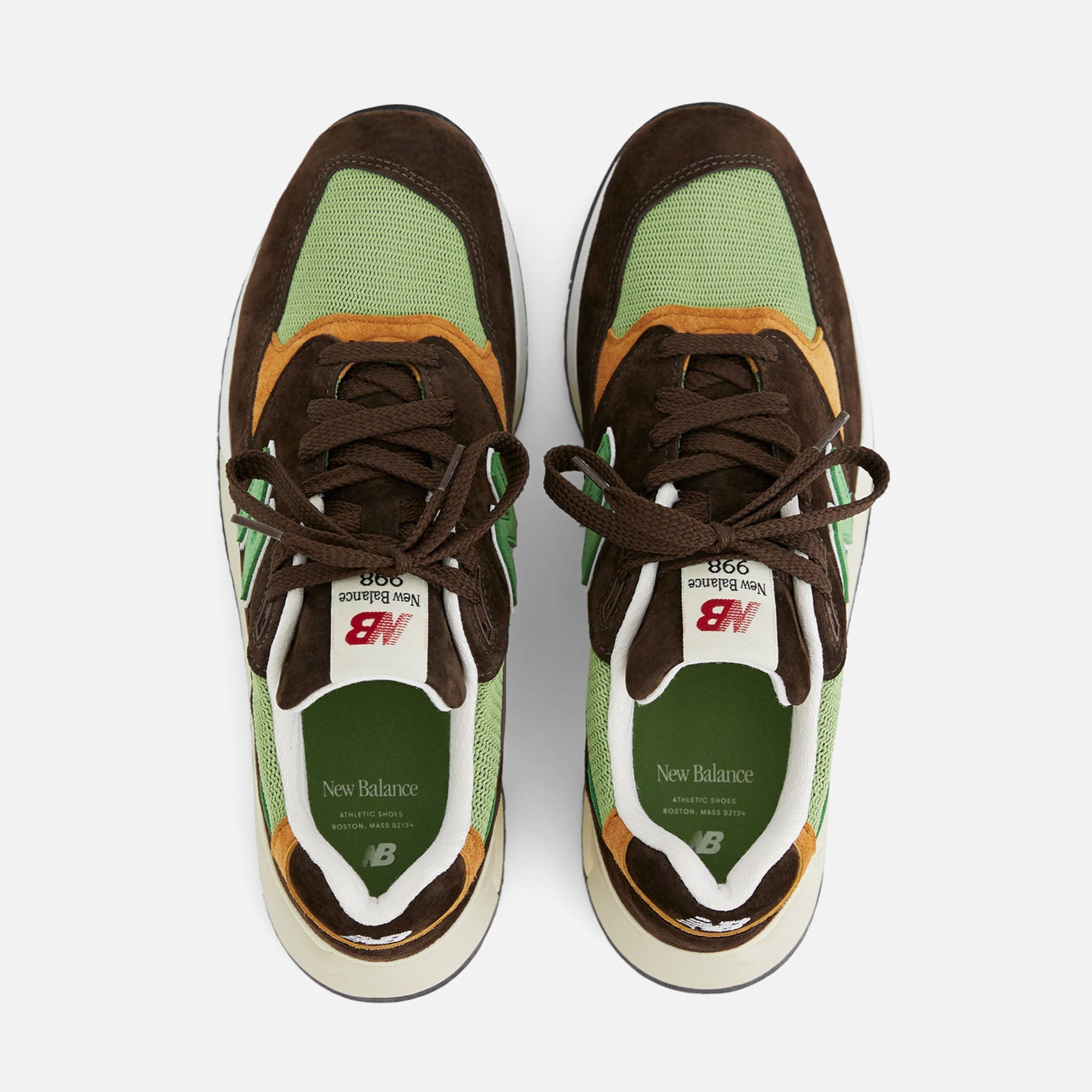 Оригінальна Made In Us 998 Brown New balance – збільшений вид