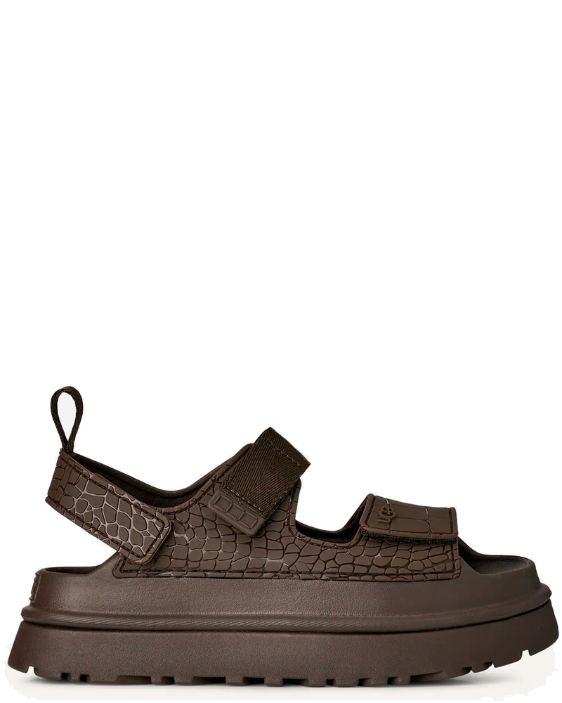 W Goldenglow Embossed Sandals Dense Smoke Ugg – Гарантія оригінальності