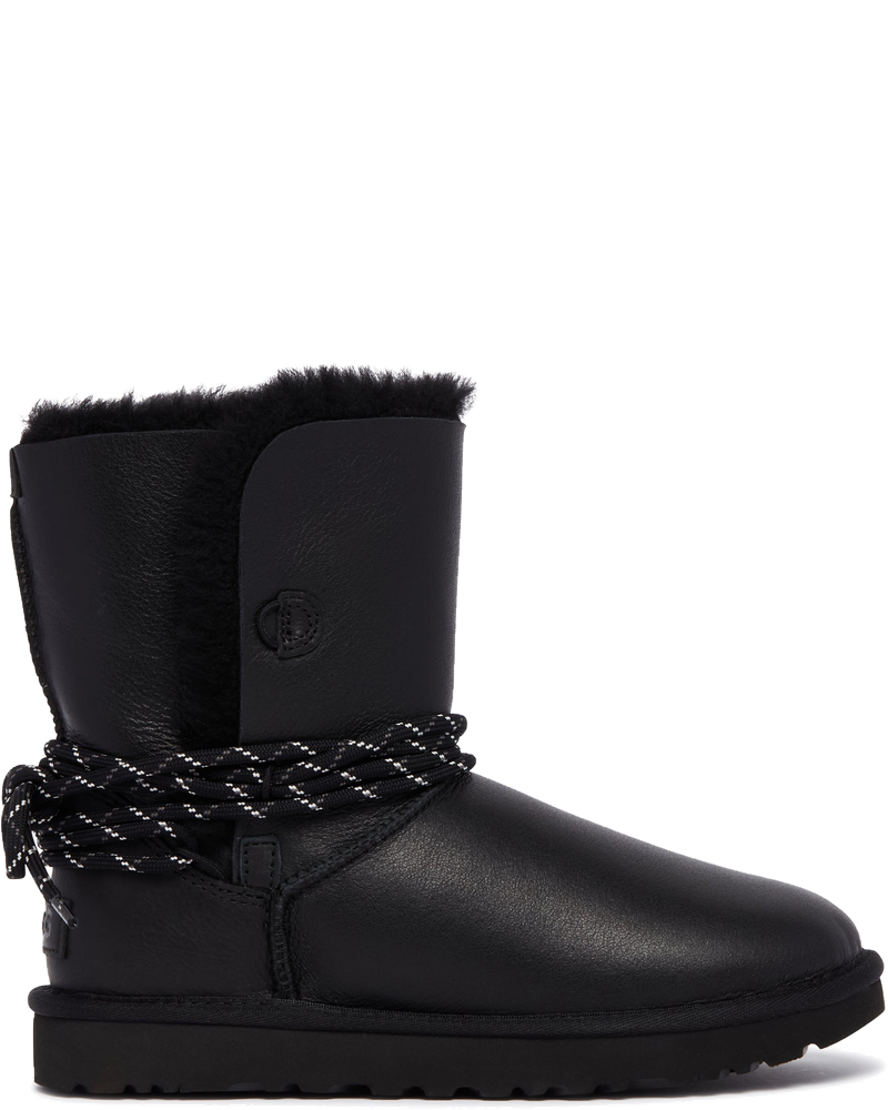 Black Classic Bailey Tie Leather Boots Ugg оригінал – Купити в Україні