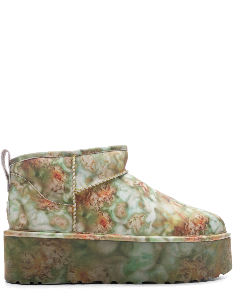 X Collina Strada Classic Ultra Mini Platform Green Floral Ugg оригінал – Купити в Україні
