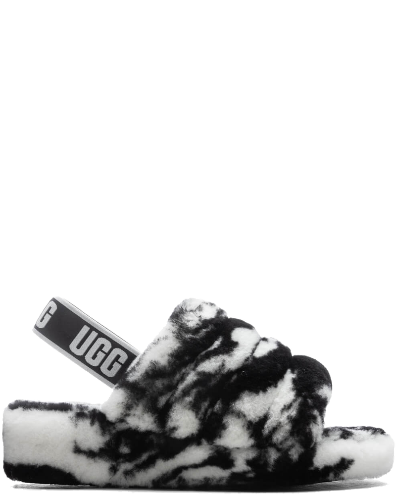 Womens Fluff Yeah Slide Marble Ugg – Гарантія оригінальності