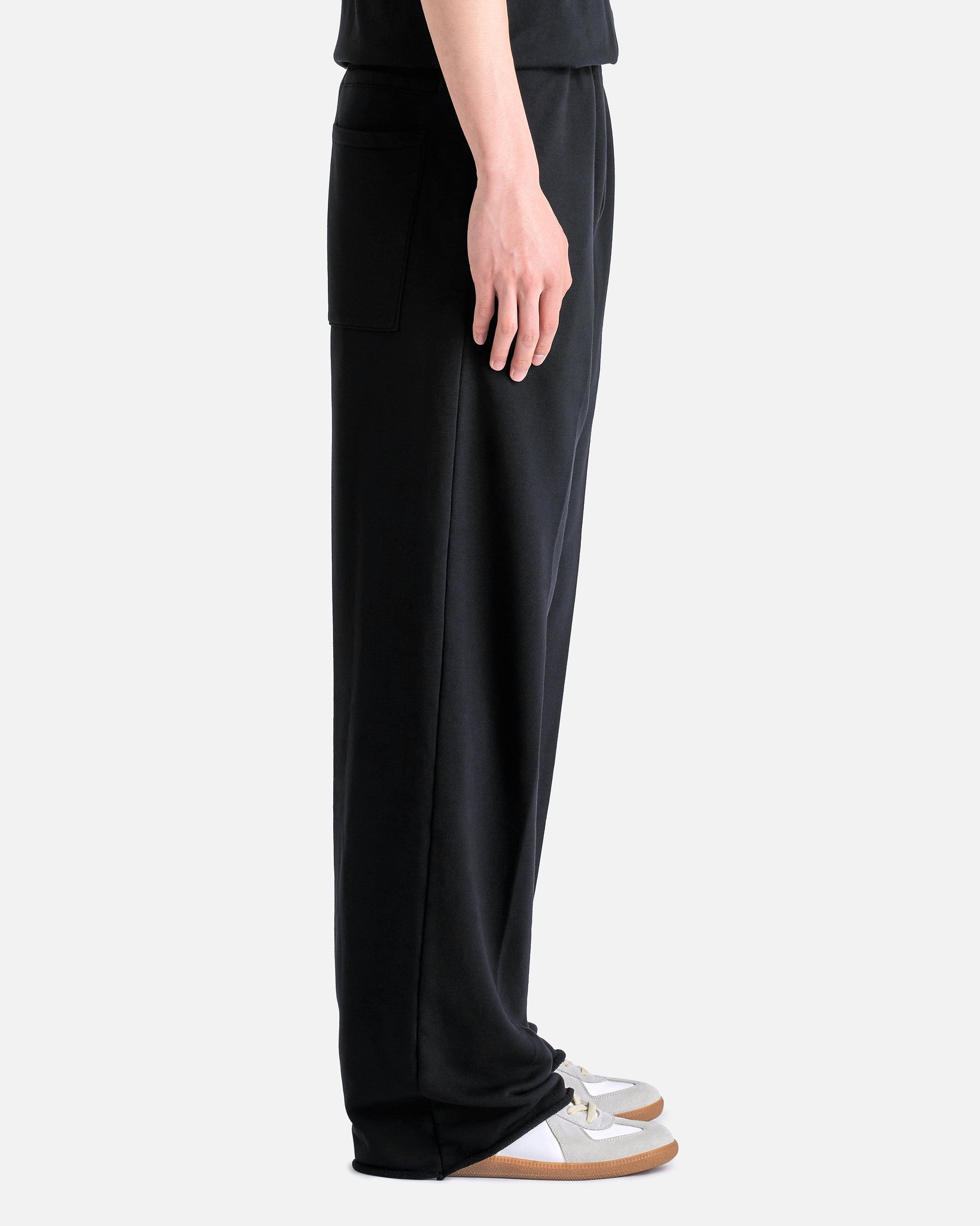 Оригінальна Unbrushed Sweat Jersey Trouser Maison margiela – вид ззаду