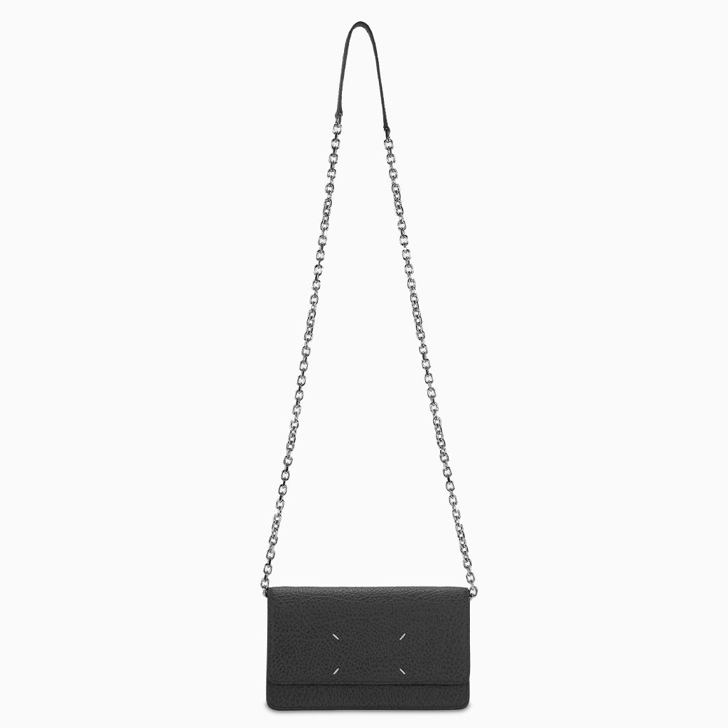 Оригінальна Leather Wallet On Chain Medium Maison margiela – боковий вид