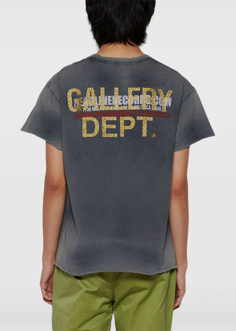 Black Headline Records Tee Gallery department оригінал – Купити в Україні – вид ззаду