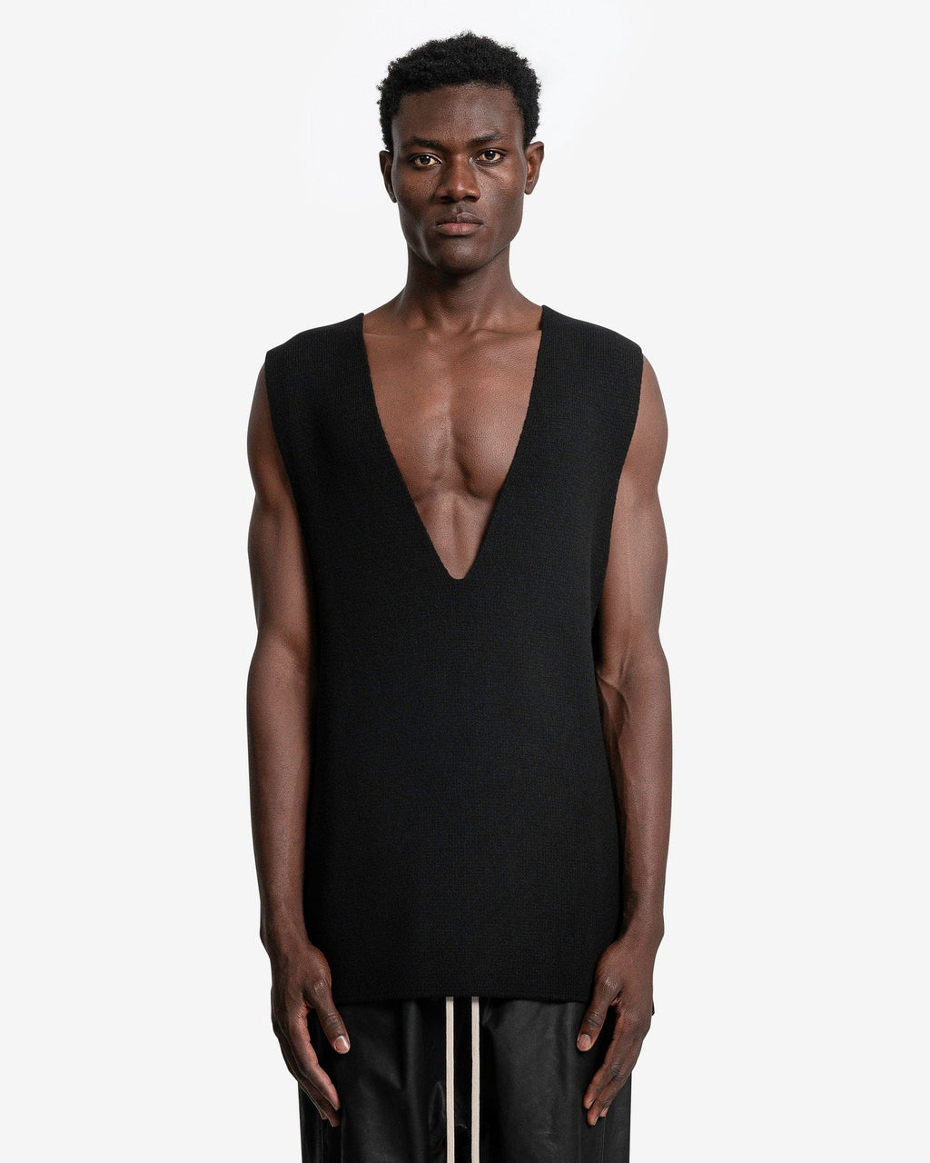 Оригінальна V-Tank In Black Rick owens – боковий вид