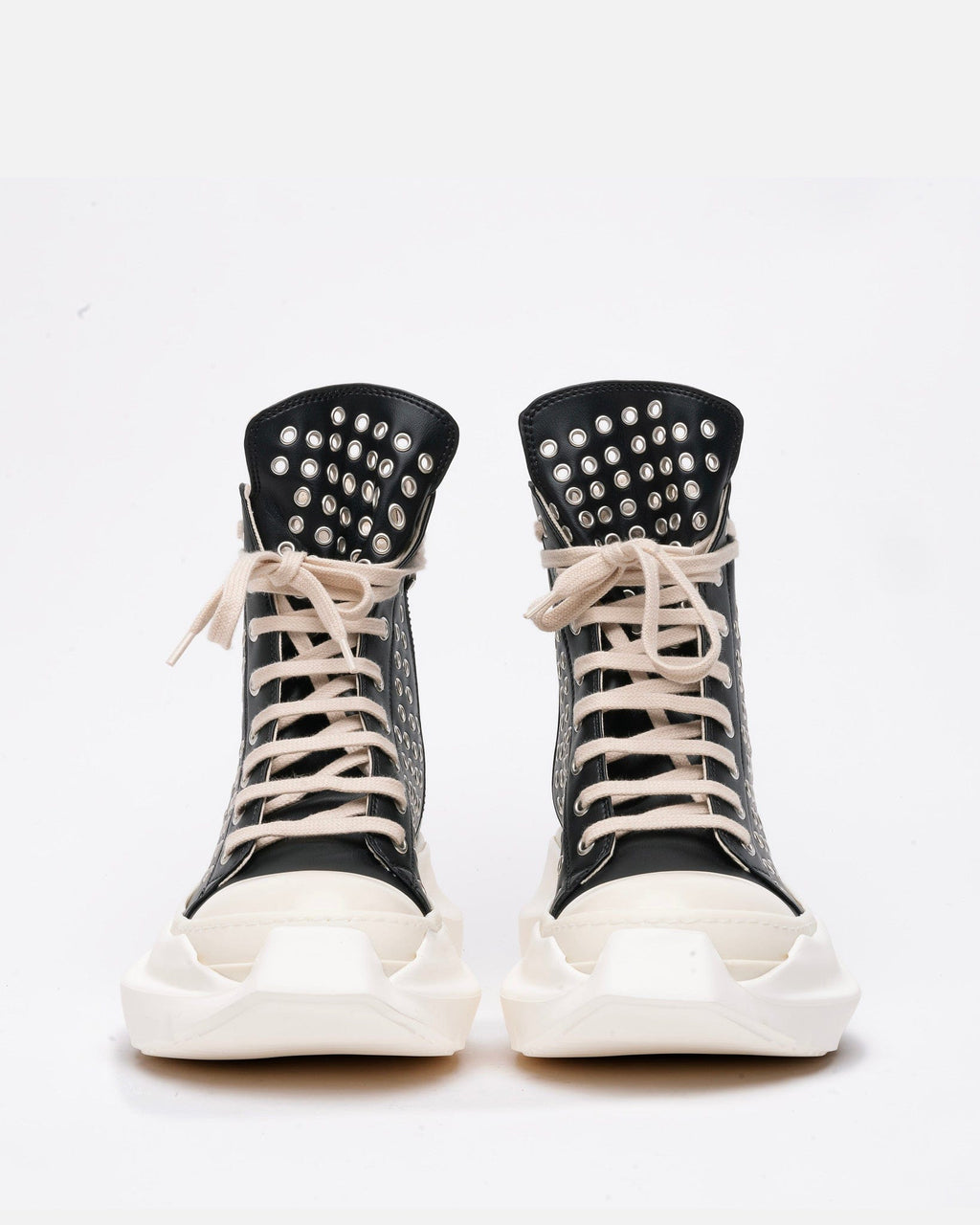 Vegan Leather Abstract Ramones In Black Rick owens – Гарантія оригінальності – детальний вид