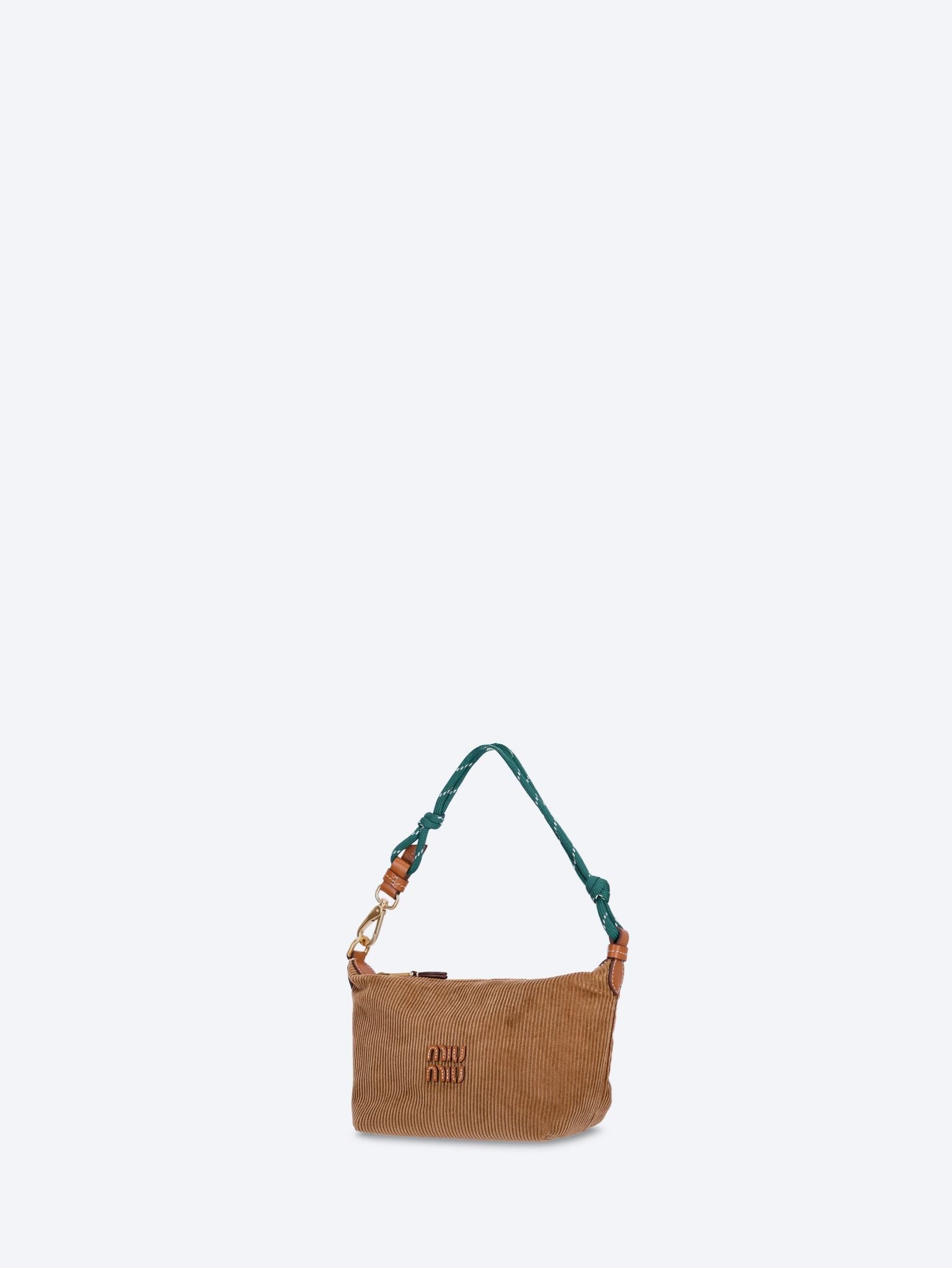 Velvet Stripes Handbag Miu miu оригінал – Купити в Україні – вид ззаду