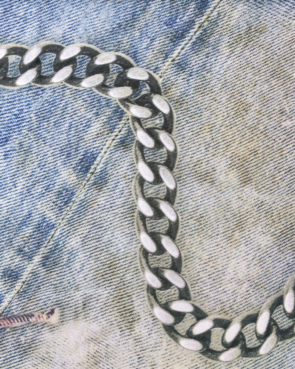 Vigne Denim Scarf In Denim Blue Acne studios – Гарантія оригінальності – збільшений вид