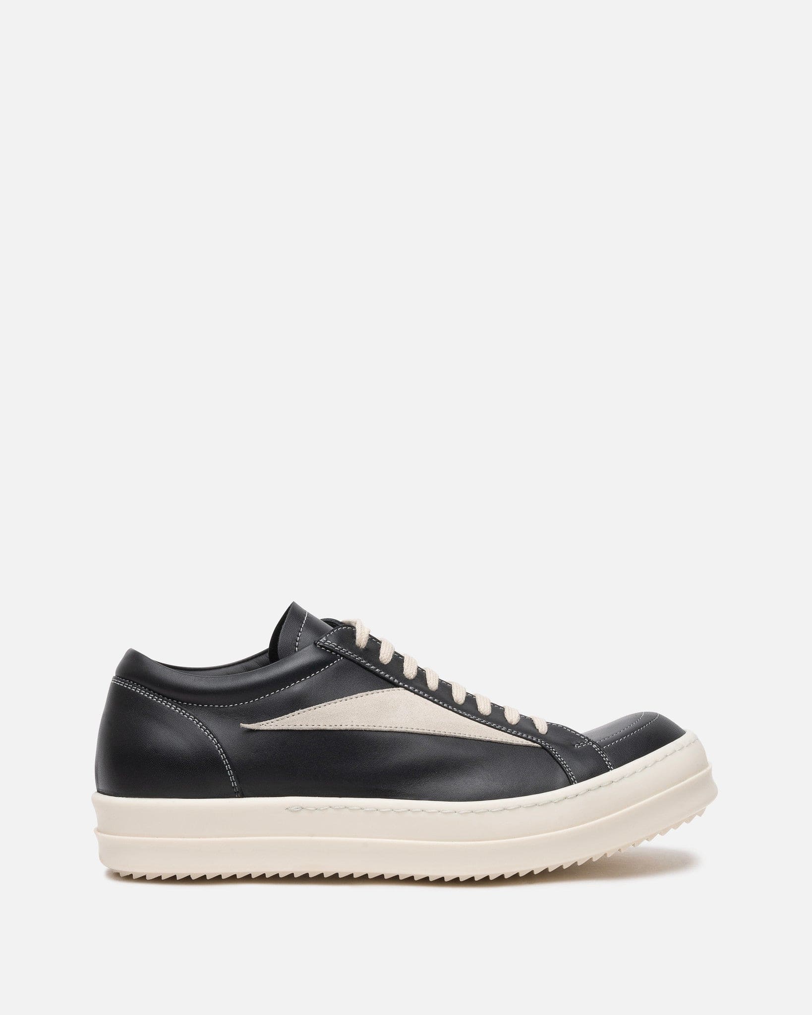 Vintage Sneaker In Black Rick owens оригінал – Купити в Україні – боковий вид