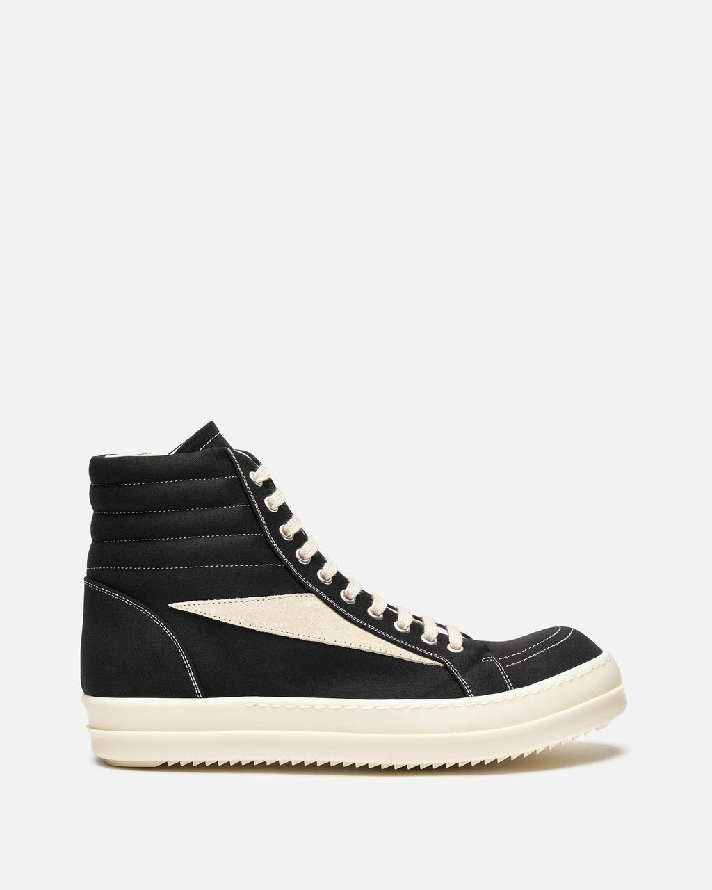 Vintage Sneakers High In Black Rick owens оригінал – Купити в Україні – боковий вид