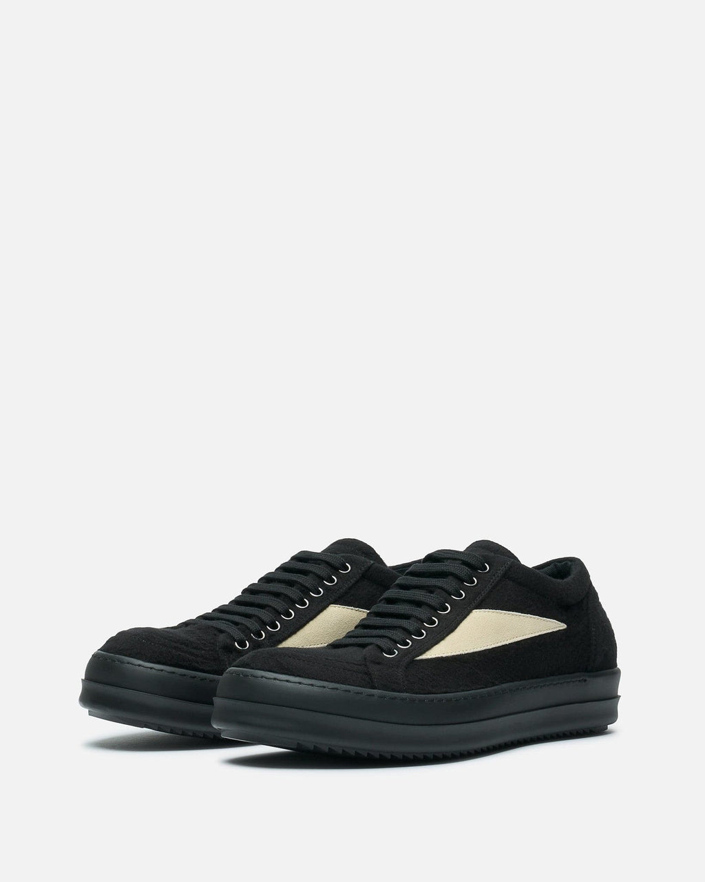 Vintage Sneakers In Black Rick owens – Гарантія оригінальності – вид ззаду