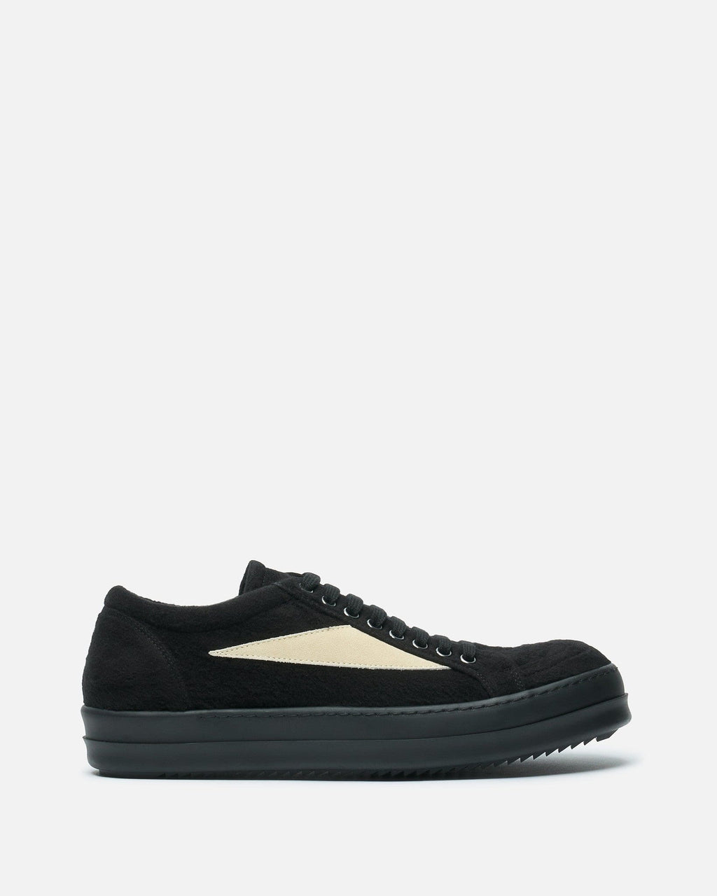 Vintage Sneakers In Black Rick owens – Гарантія оригінальності – боковий вид