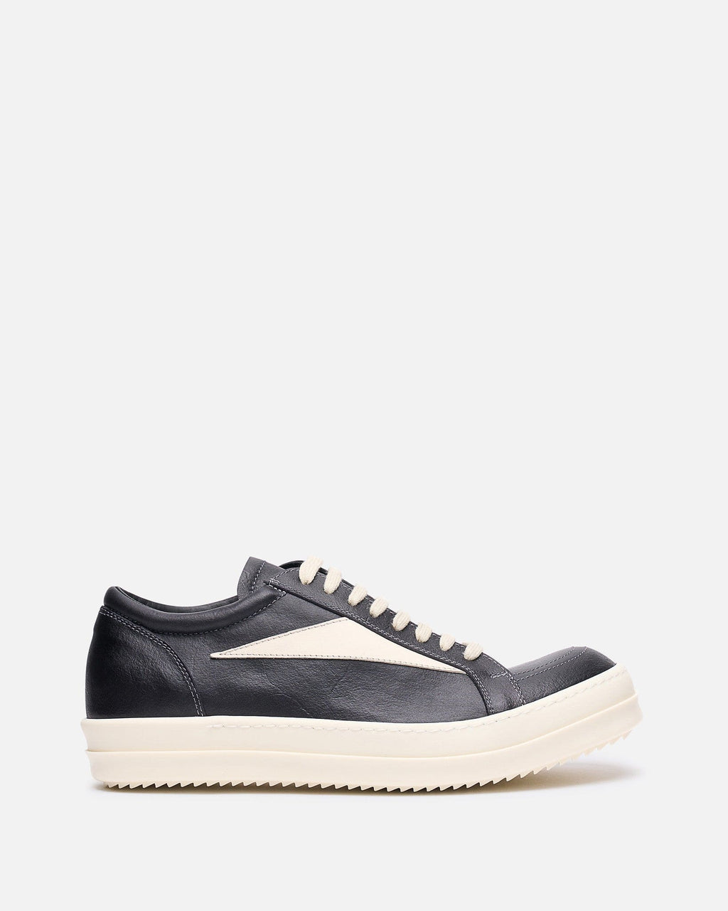 Vintage Sneakers In Black Rick owens – Гарантія оригінальності – боковий вид