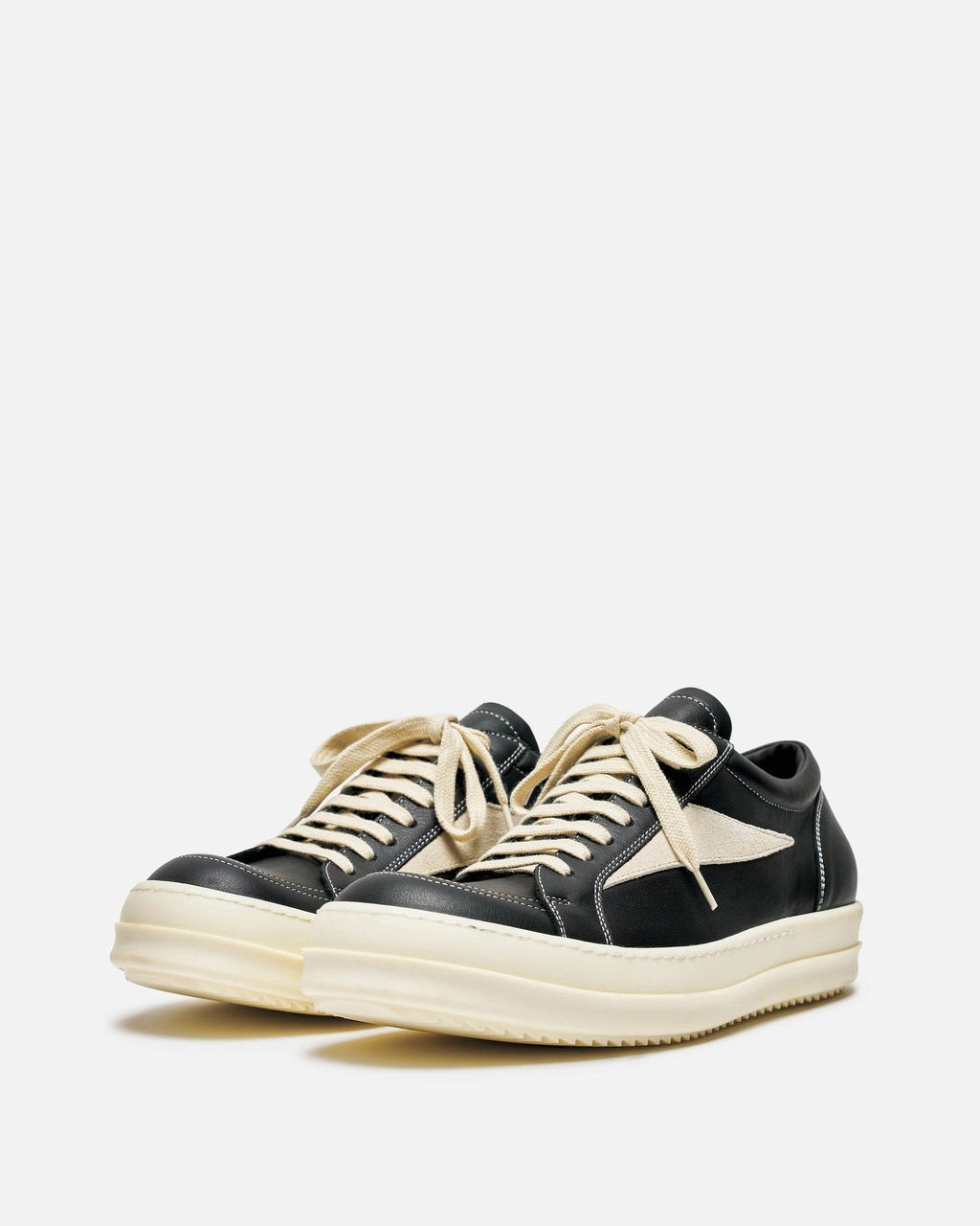 Vintage Sneakers In Black Rick owens – Гарантія оригінальності – вид ззаду