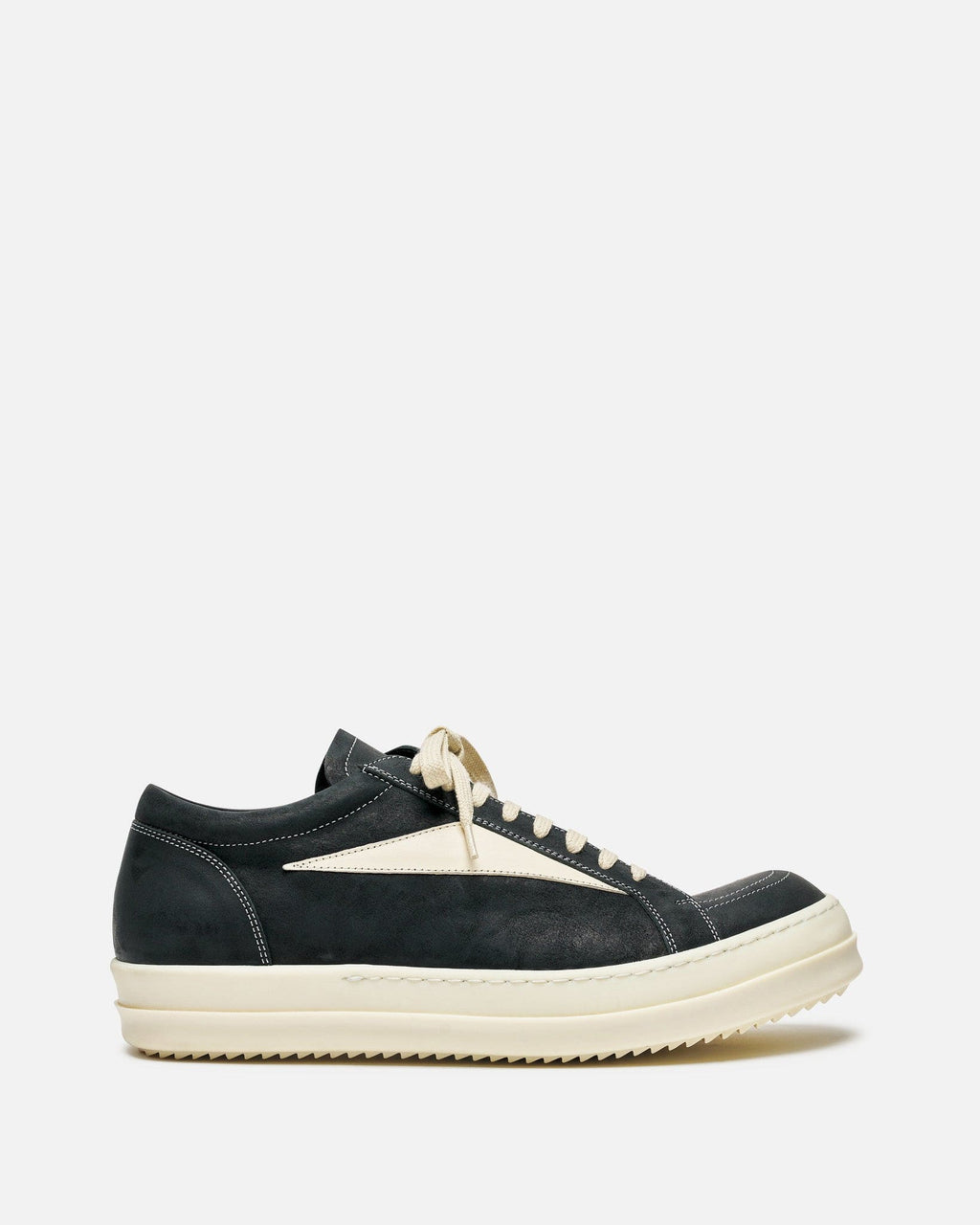 Vintage Sneakers In Black Rick owens – Гарантія оригінальності – боковий вид
