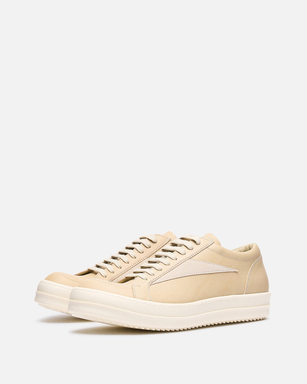 Vintage Sneakers In Parchment Rick owens оригінал – Купити в Україні – вид ззаду
