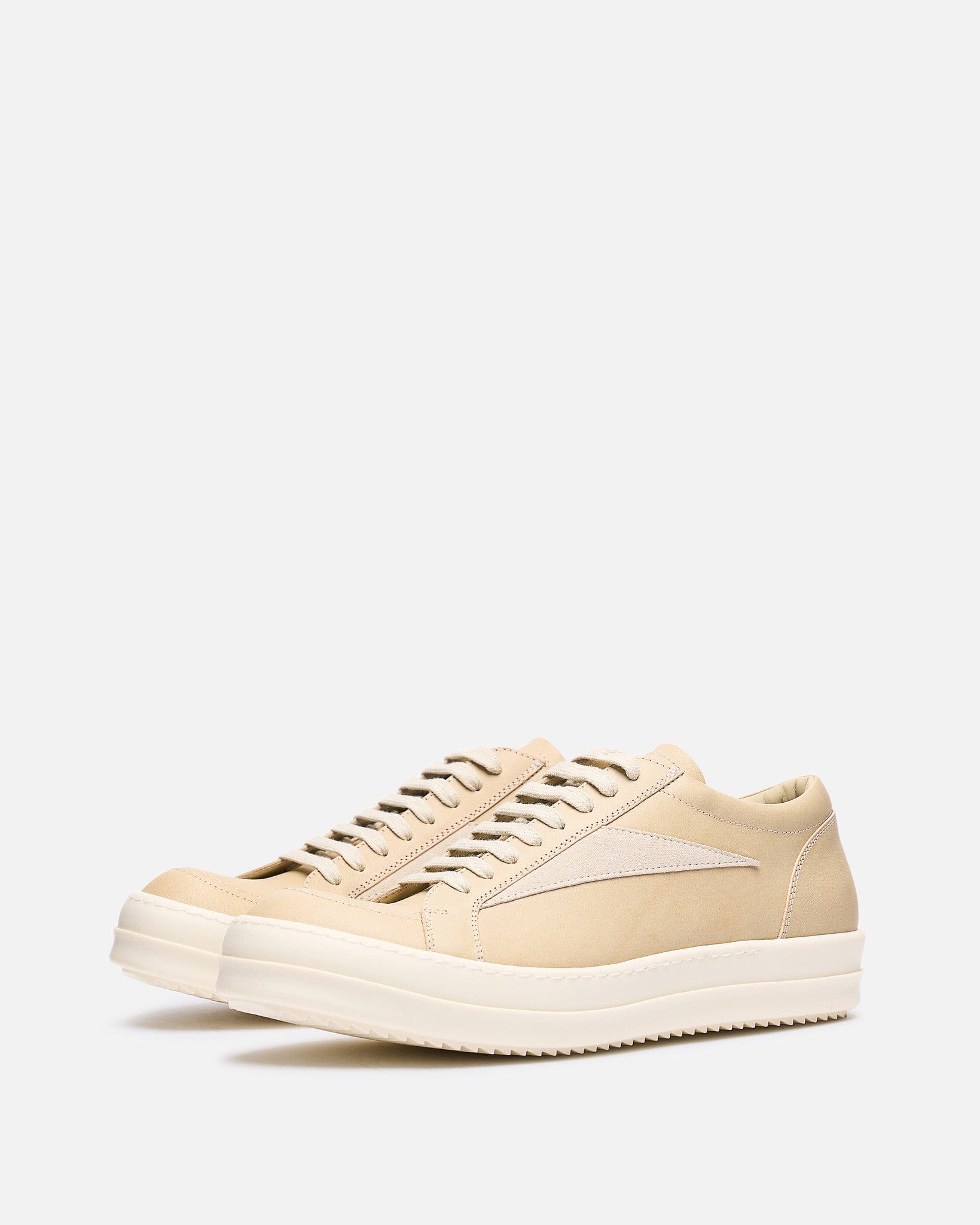 Vintage Sneakers In Parchment Rick owens оригінал – Купити в Україні – вид ззаду