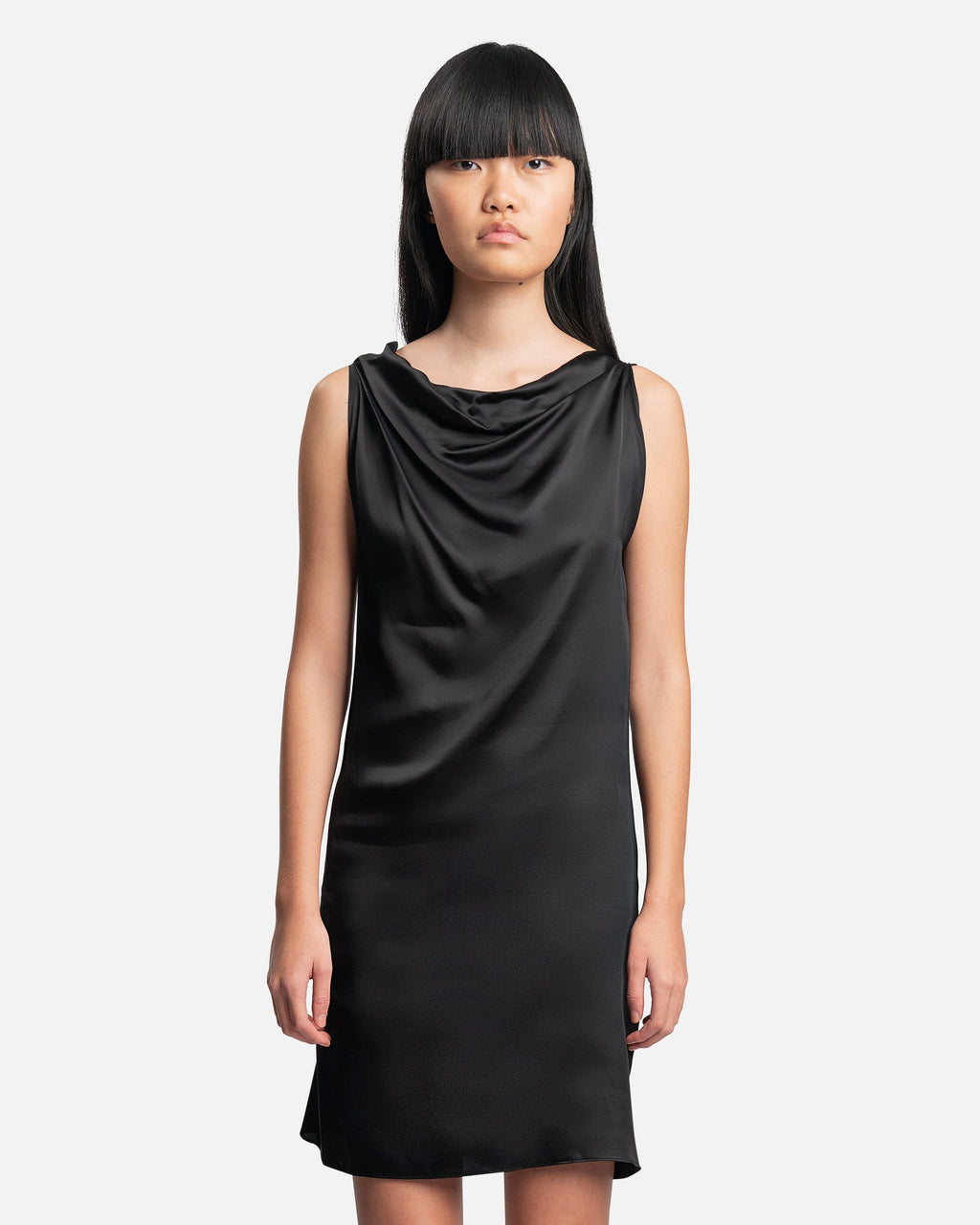 Viscose Dress In Black Maison margiela оригінал – Купити в Україні – боковий вид