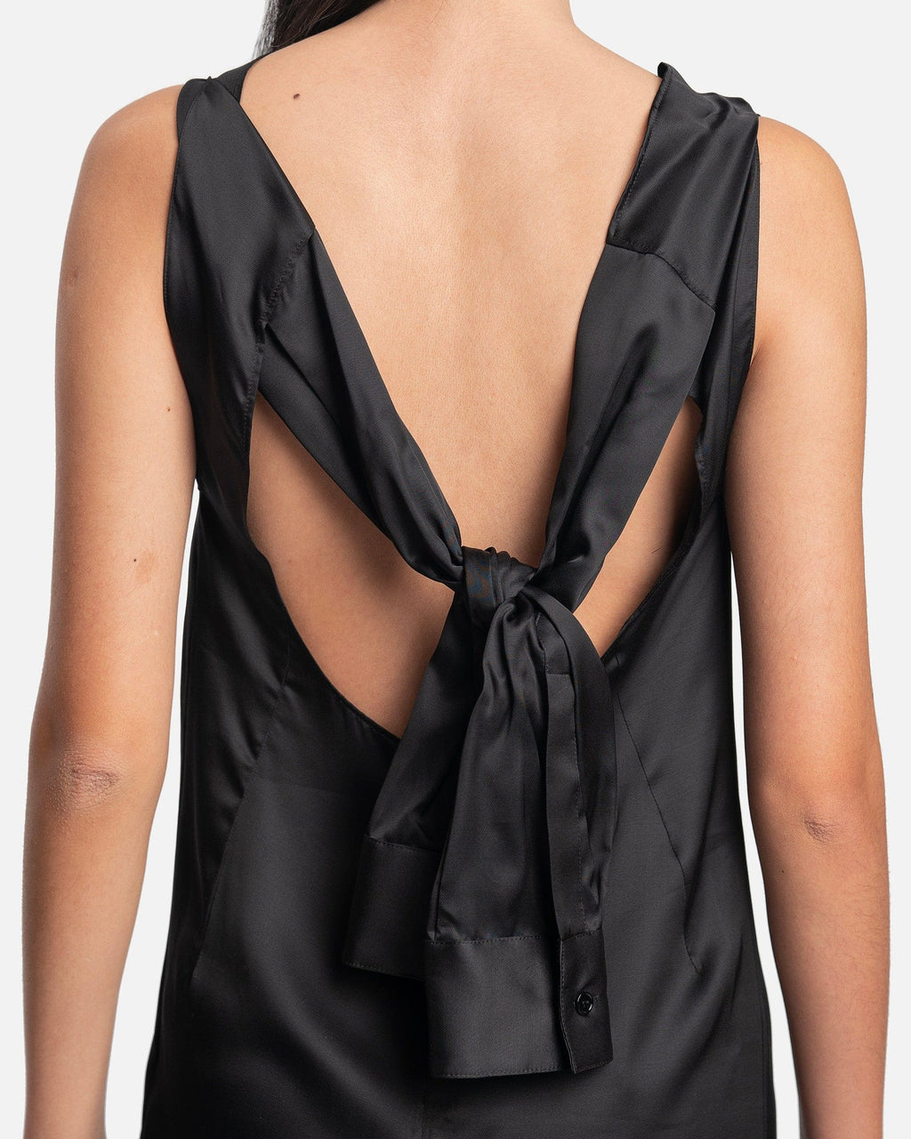 Viscose Dress In Black Maison margiela оригінал – Купити в Україні – збільшений вид
