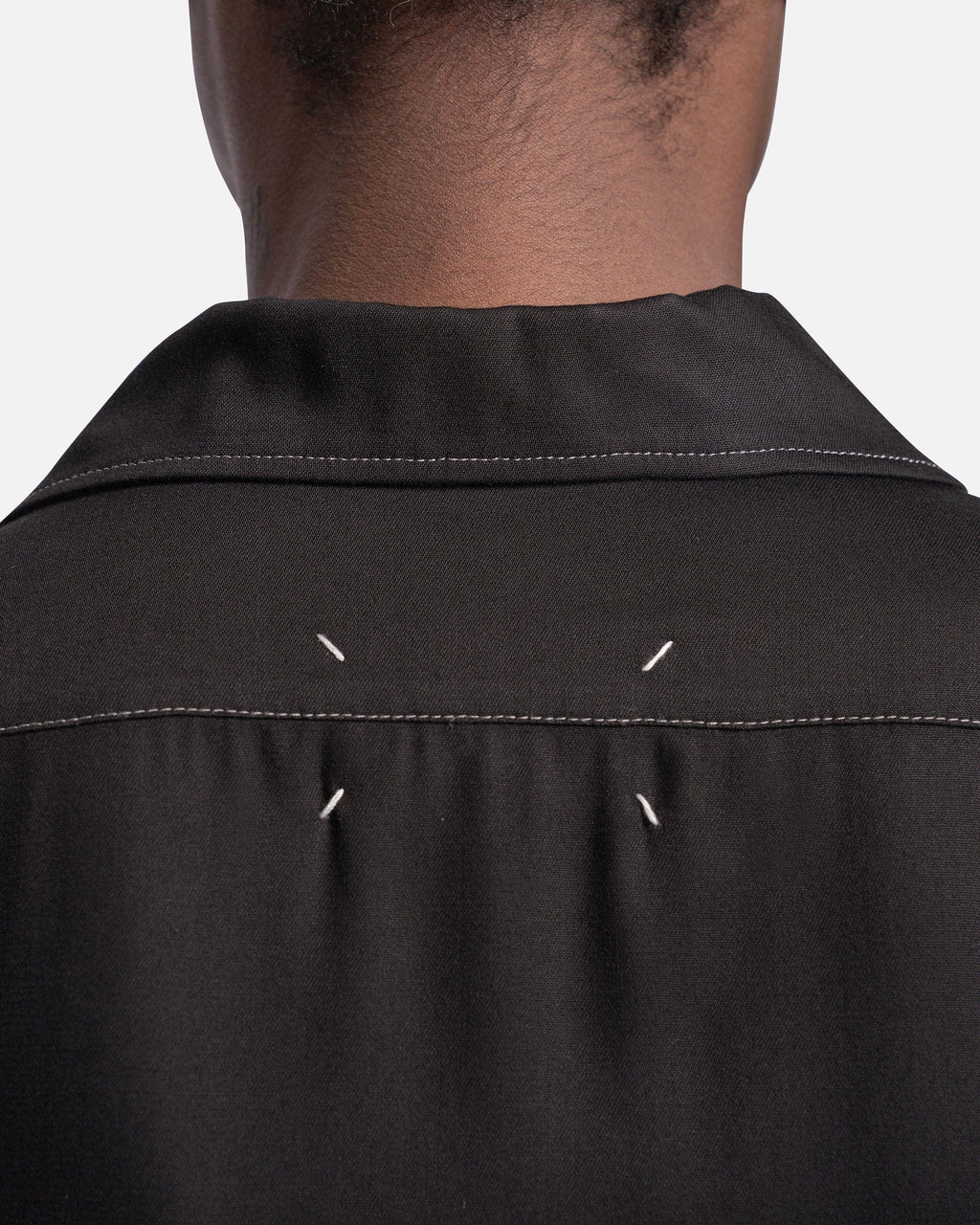 Viscose-Rayon Shirt In Black Maison margiela оригінал – Купити в Україні – збільшений вид