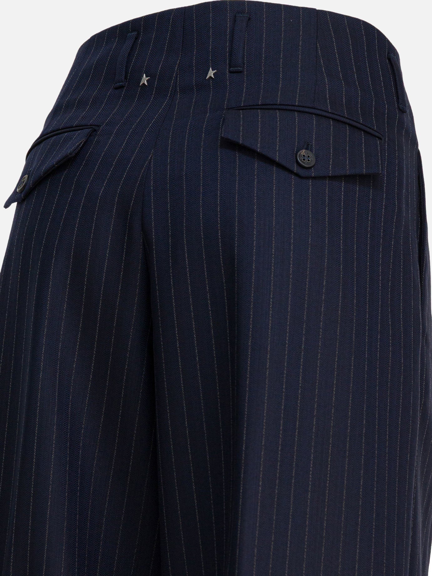 Оригінальна Wool Gabardine Pants Golden goose – збільшений вид