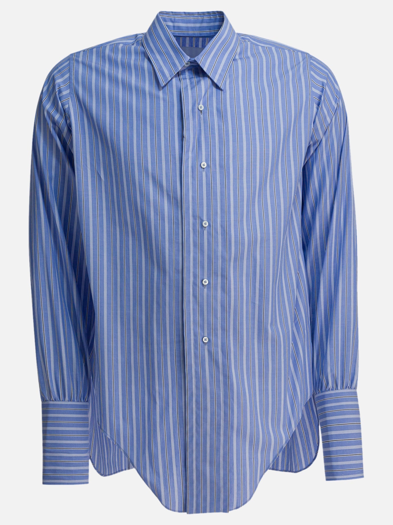 Cotton Striped Shirt Maison margiela – Гарантія оригінальності – боковий вид