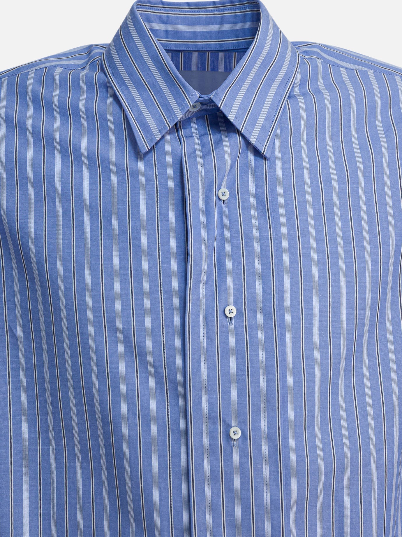 Cotton Striped Shirt Maison margiela – Гарантія оригінальності – детальний вид