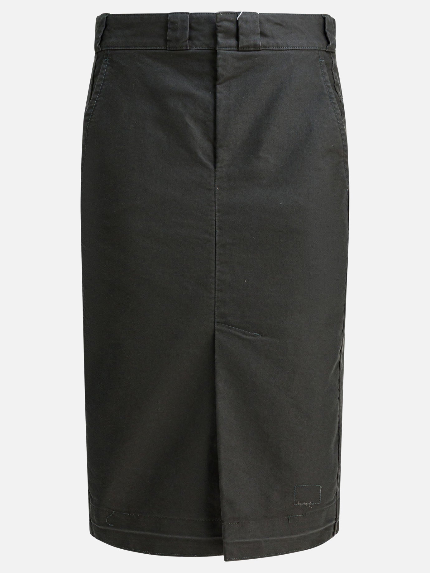 Cotton MIDI Skirt Maison margiela – Гарантія оригінальності – боковий вид