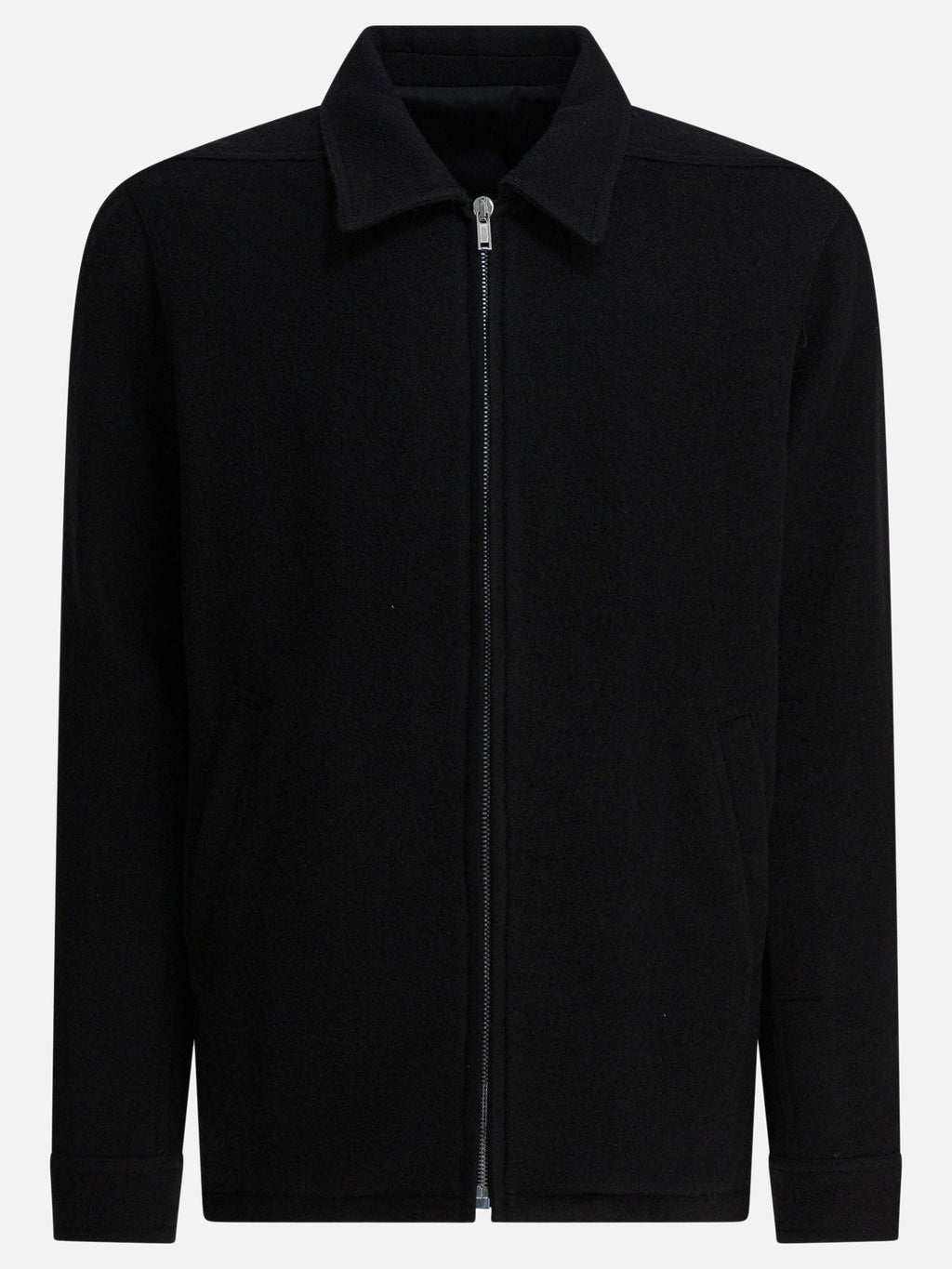 Оригінальна Virgin Wool Short Coat Rick owens – боковий вид