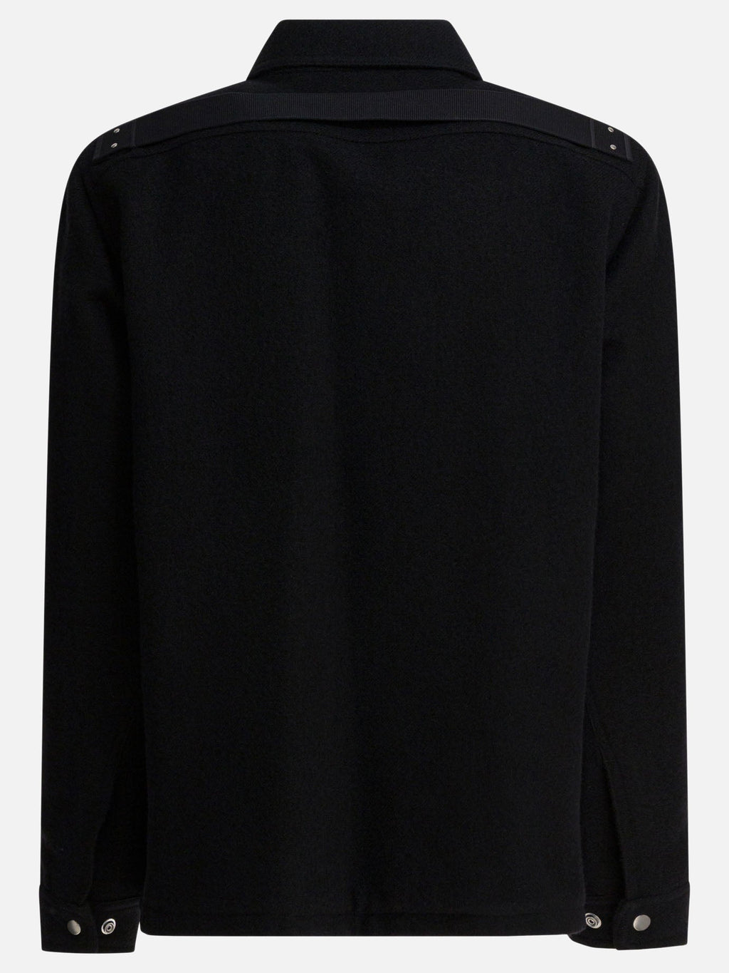 Оригінальна Virgin Wool Short Coat Rick owens – вид ззаду