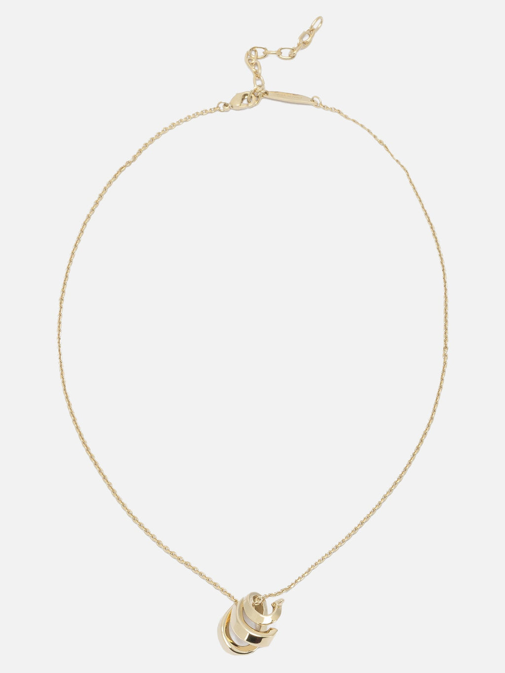 Triplo Gancini Necklace Salvatore ferragamo – Гарантія оригінальності – вид ззаду